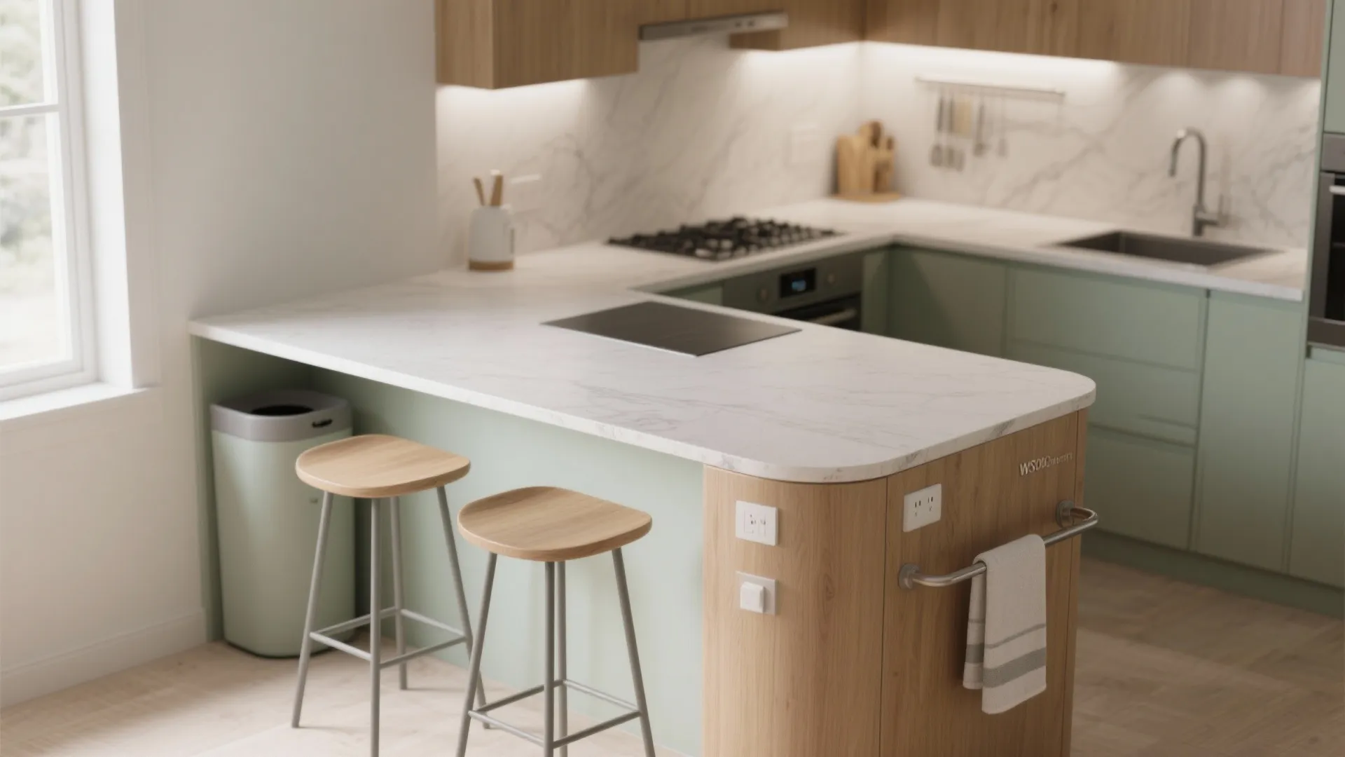 Multi-Tasking Islands and Peninsulas (Even in Tiny Kitchens)