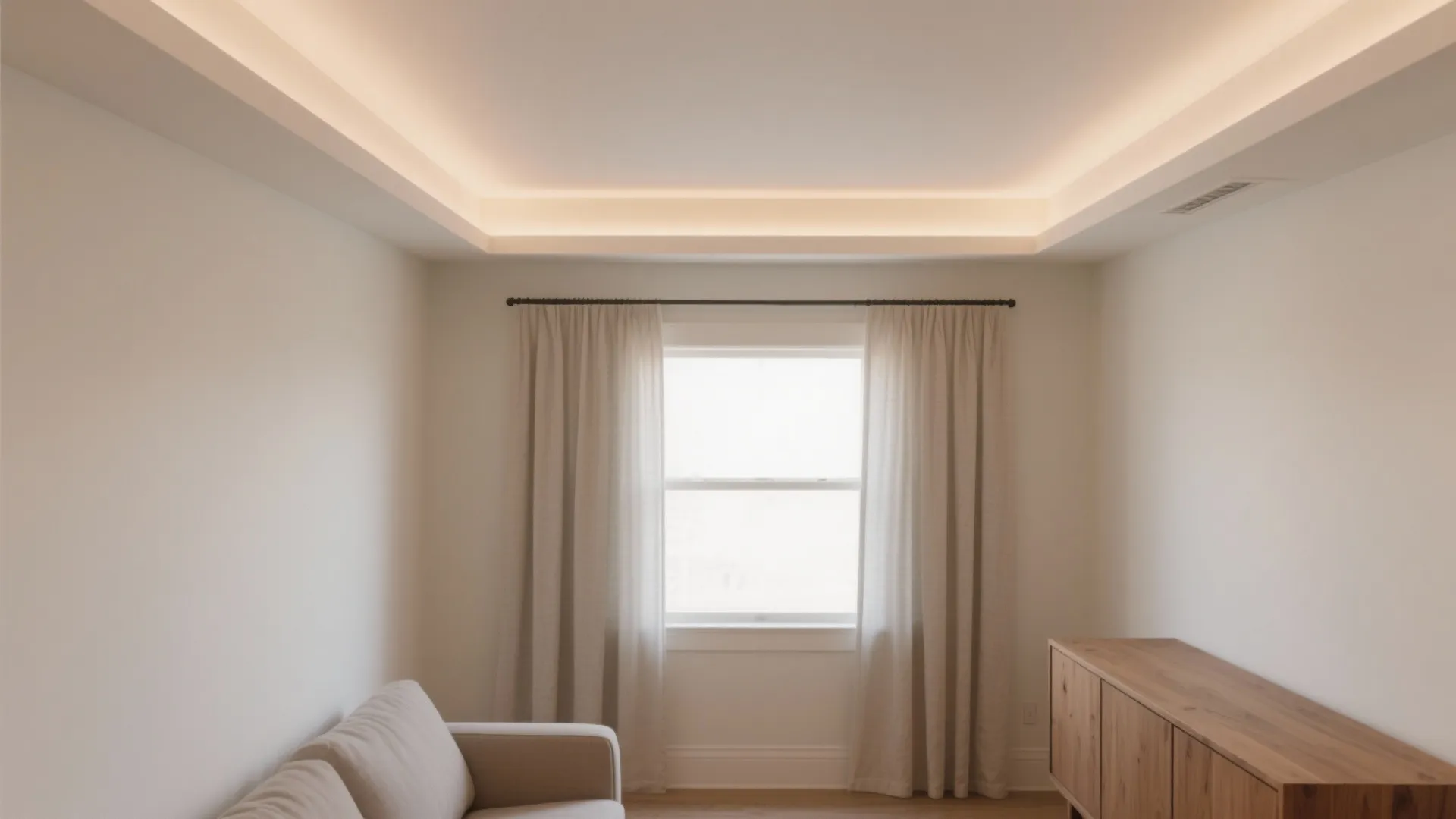 1) Slim POP Perimeter With Cove Lighting