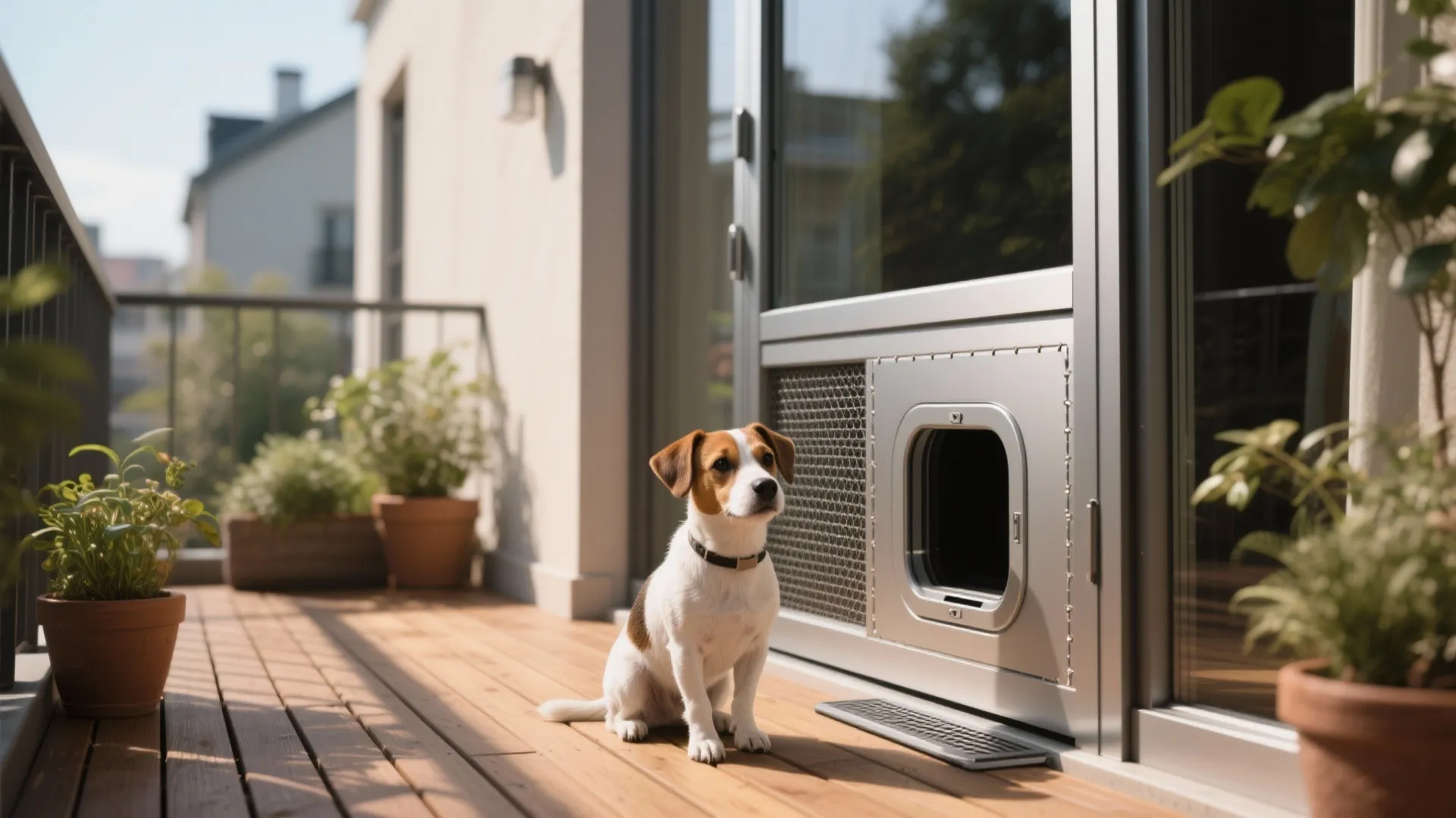 Slim Framed Pet-Friendly Screen