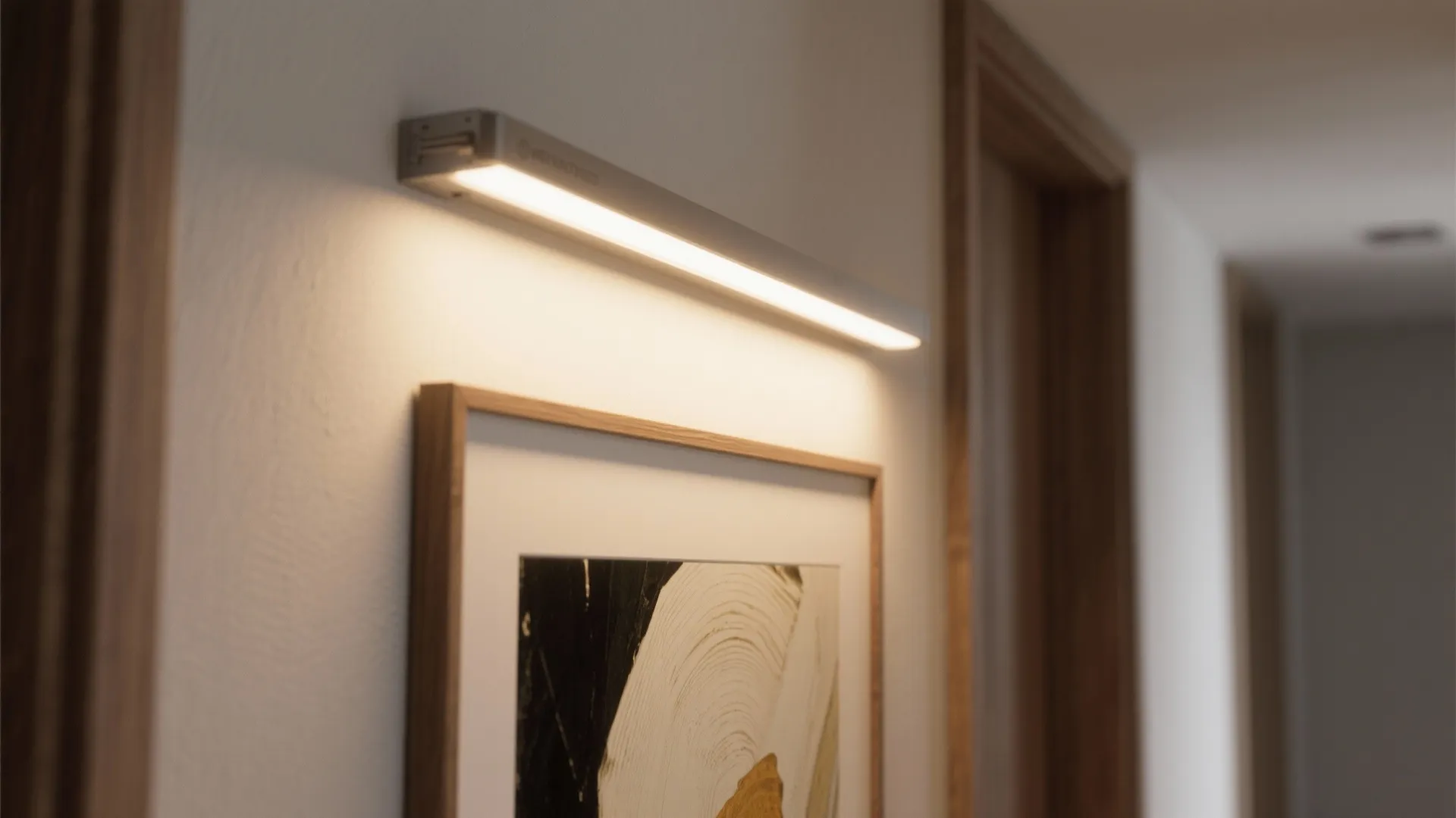 1. Slim picture lights for layered illumination