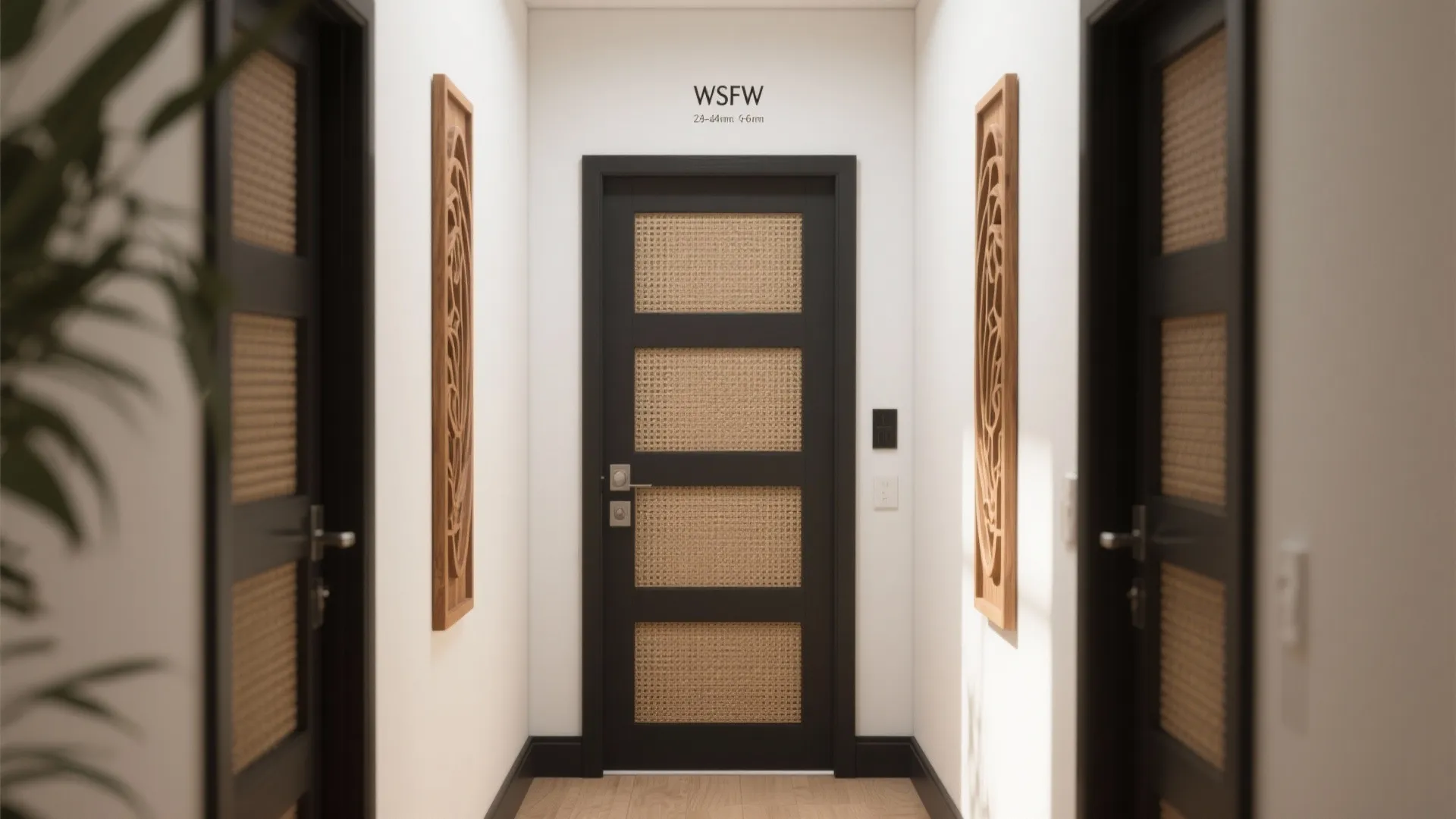 Tall and Slim Wall Plaques That Lift the Eye