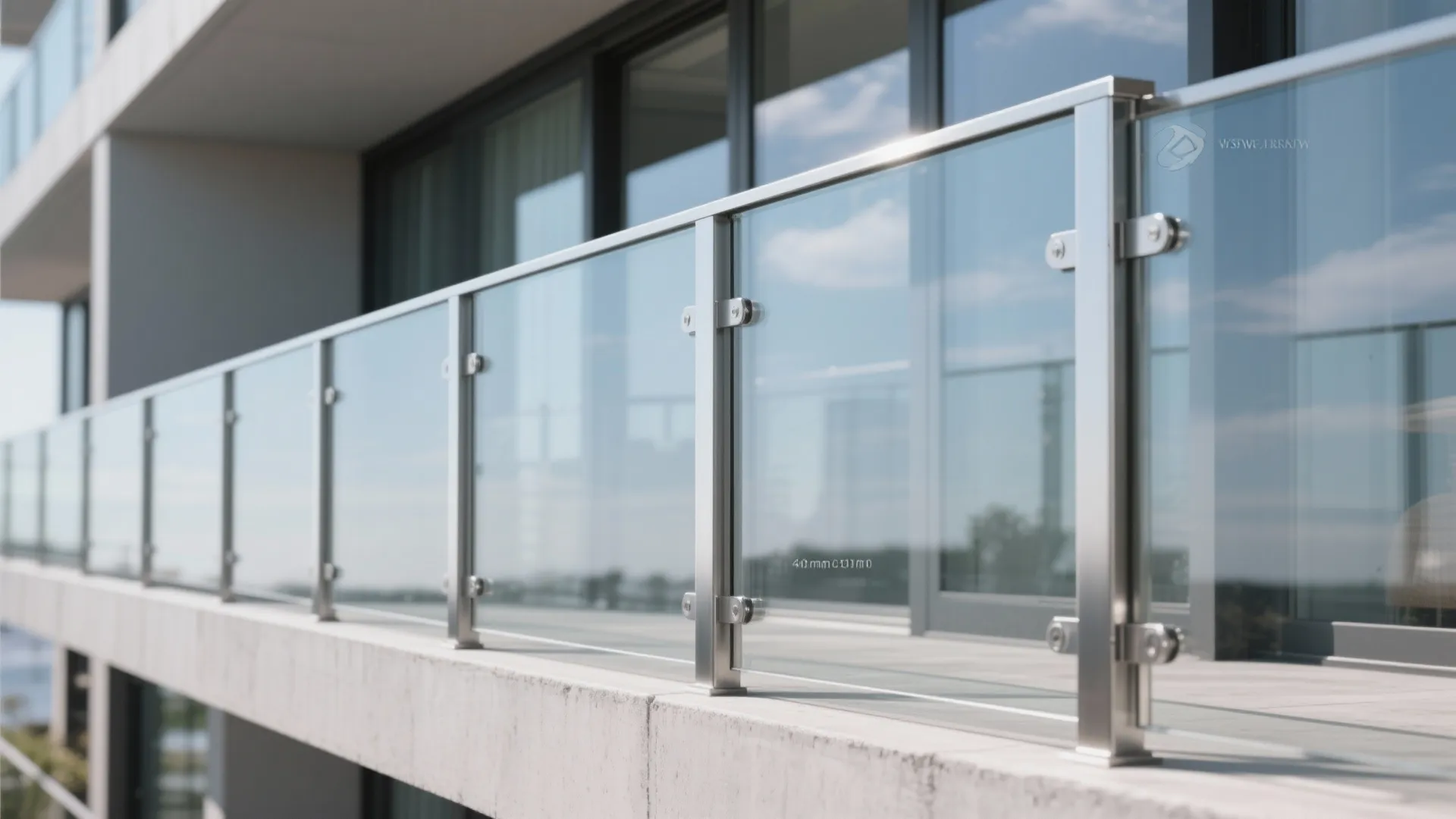 Slim post + clamp system that feels airy