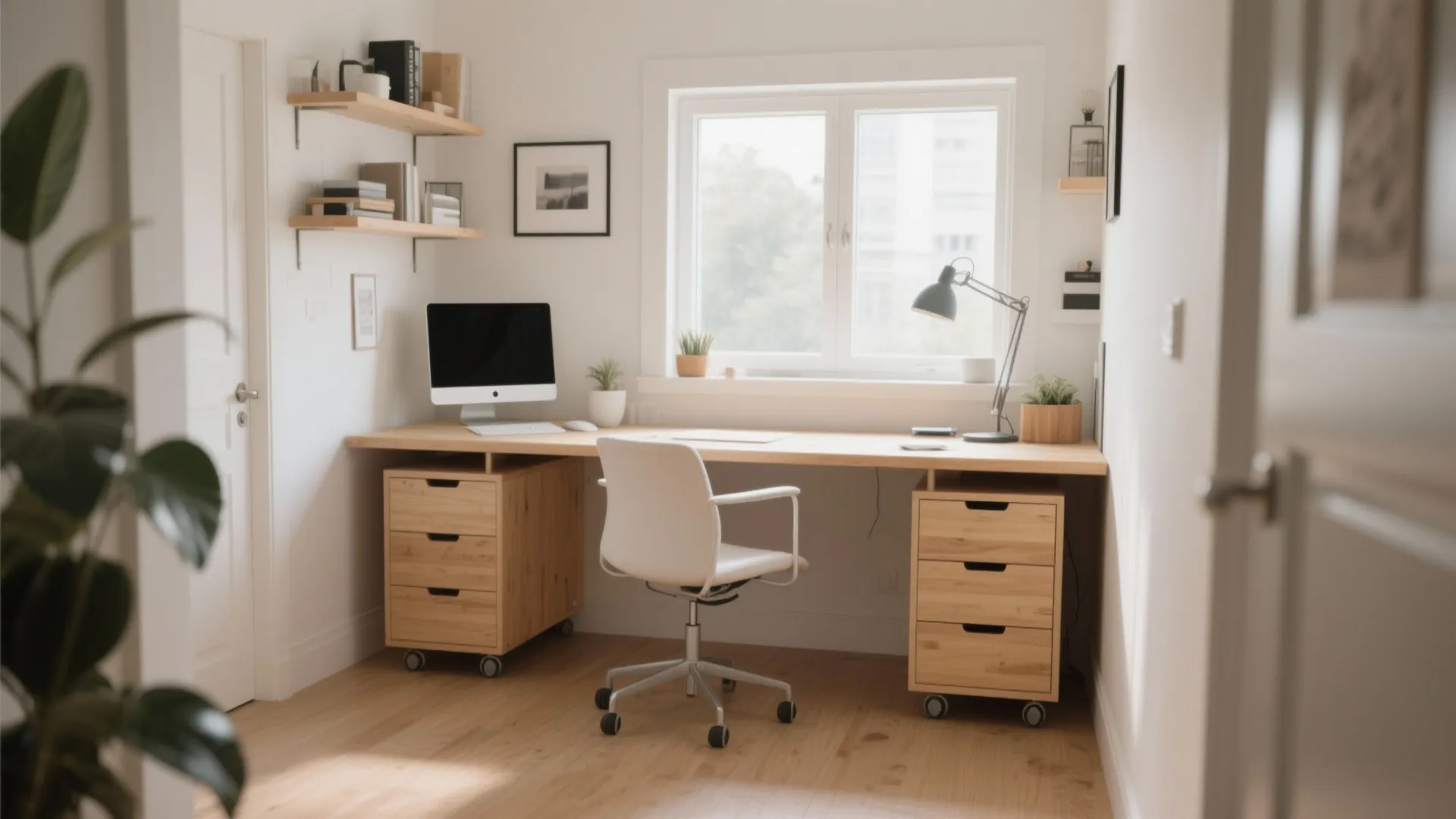 6. Slim Profile Desks