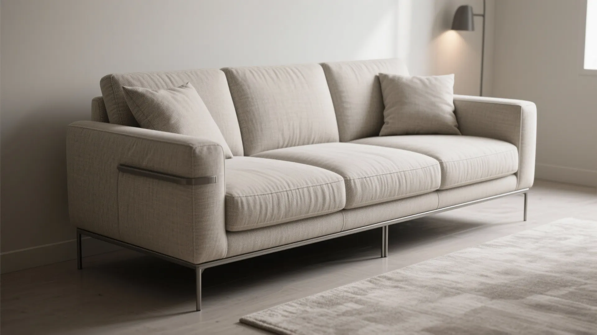 1. Choose a slim-profile reclining loveseat