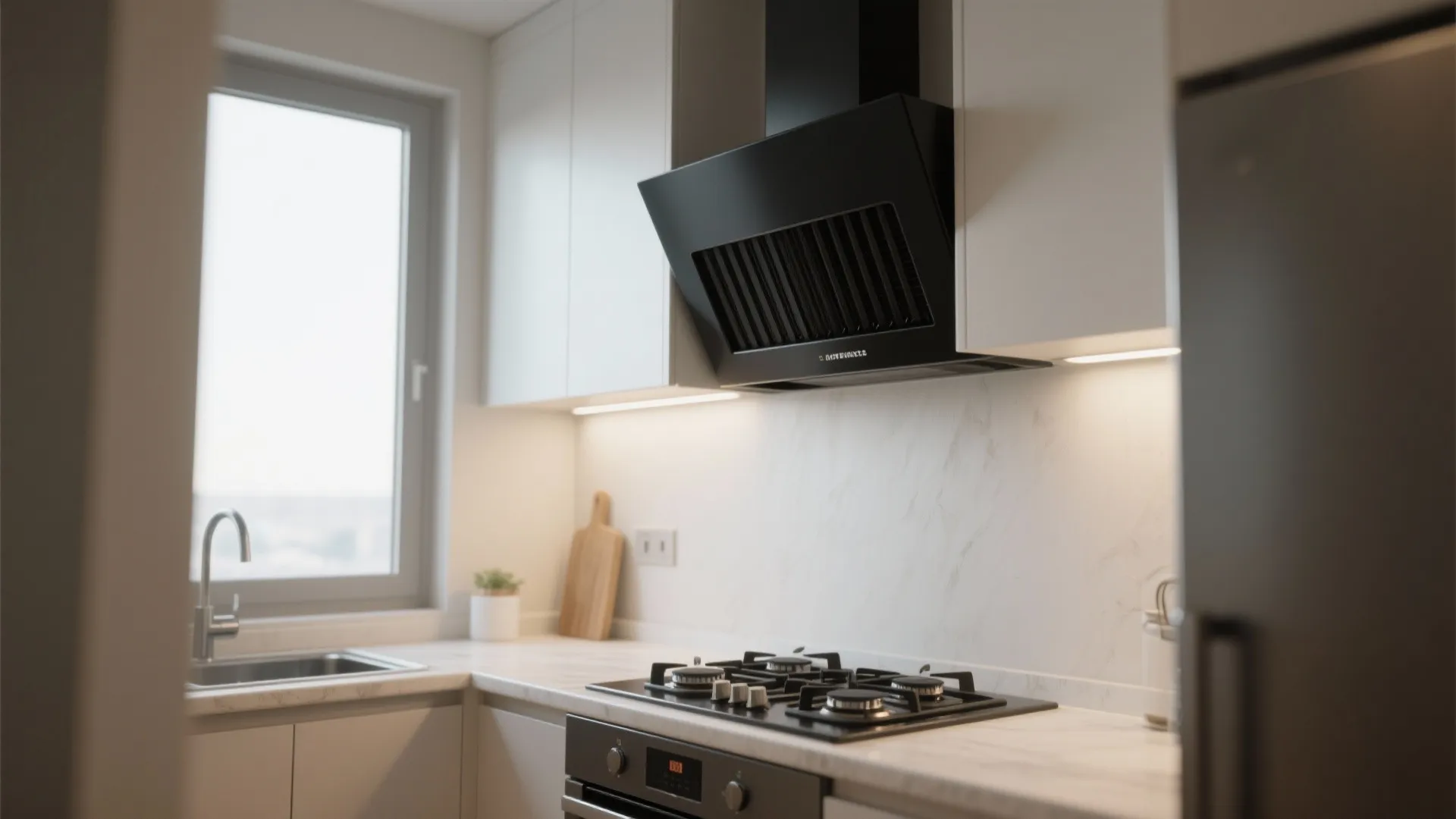 4. Choose a slim profile for small kitchens