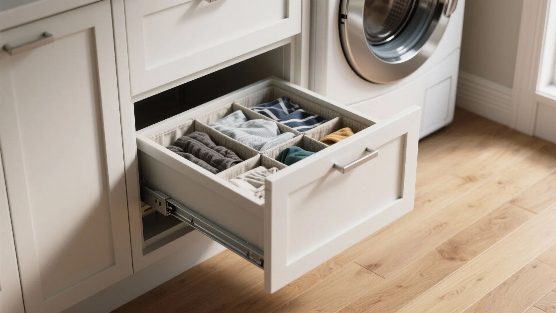 1. Slim Pull-Out Hampers