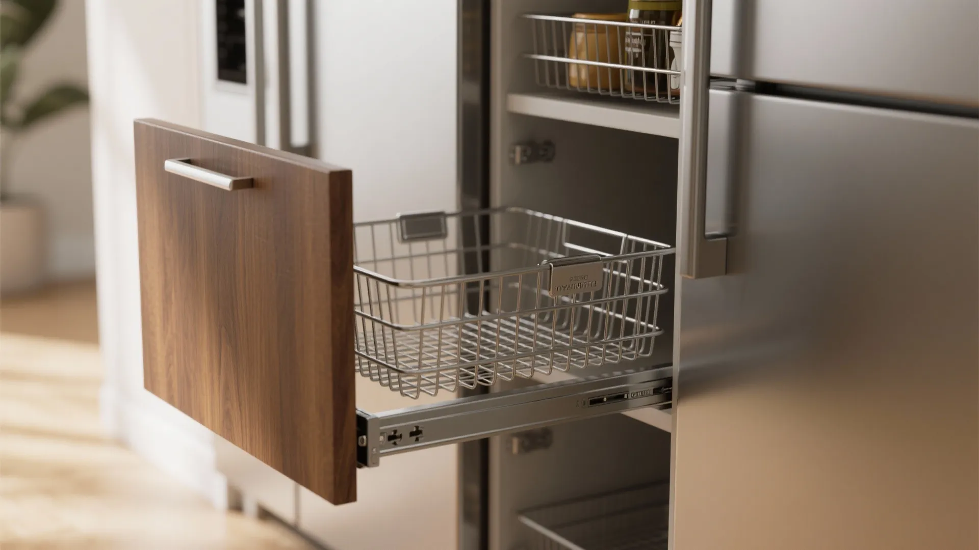 1. Slim Vertical Pull-Out Cabinets