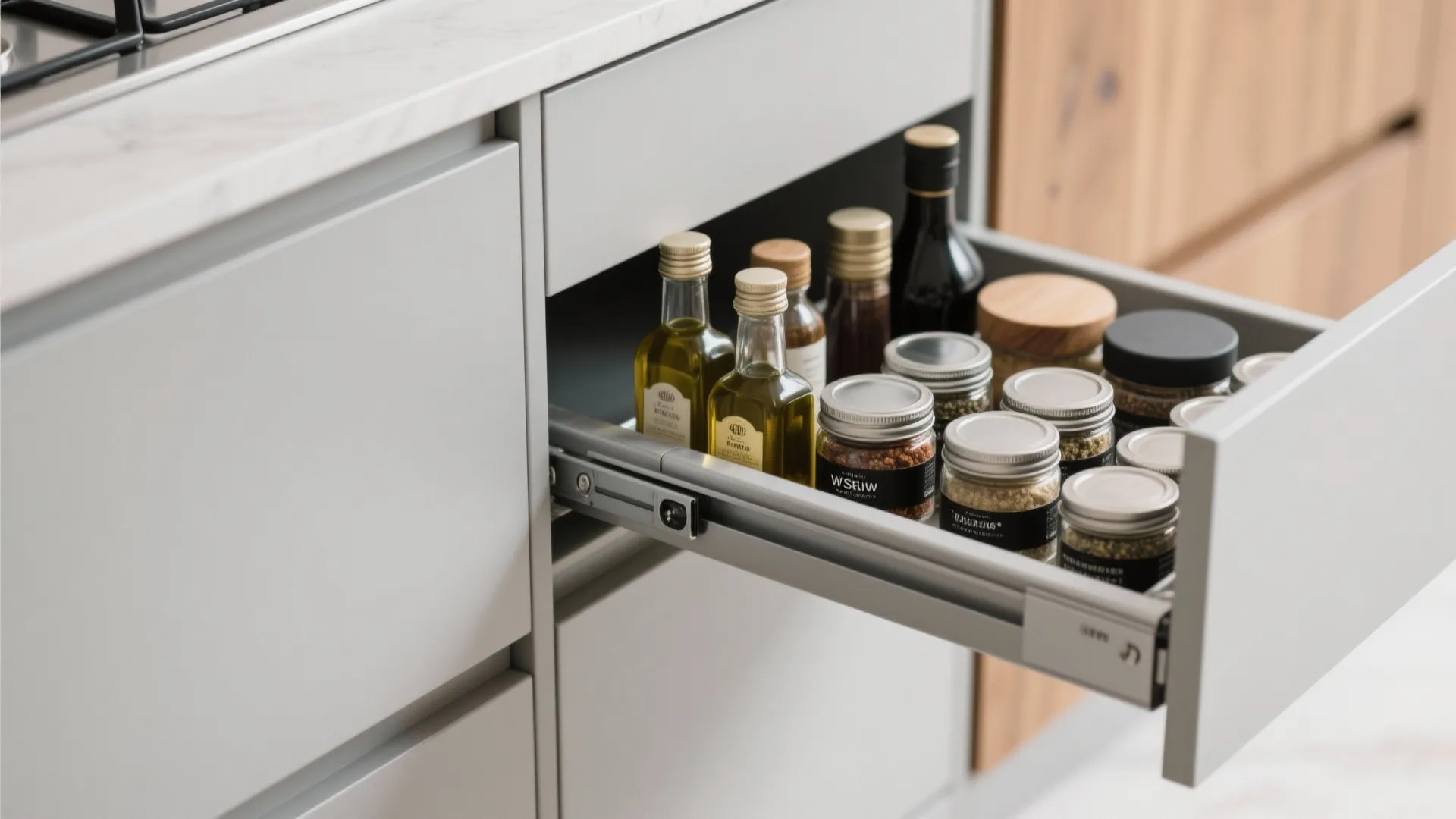 Minimalist Storage with Vertical Rhythm