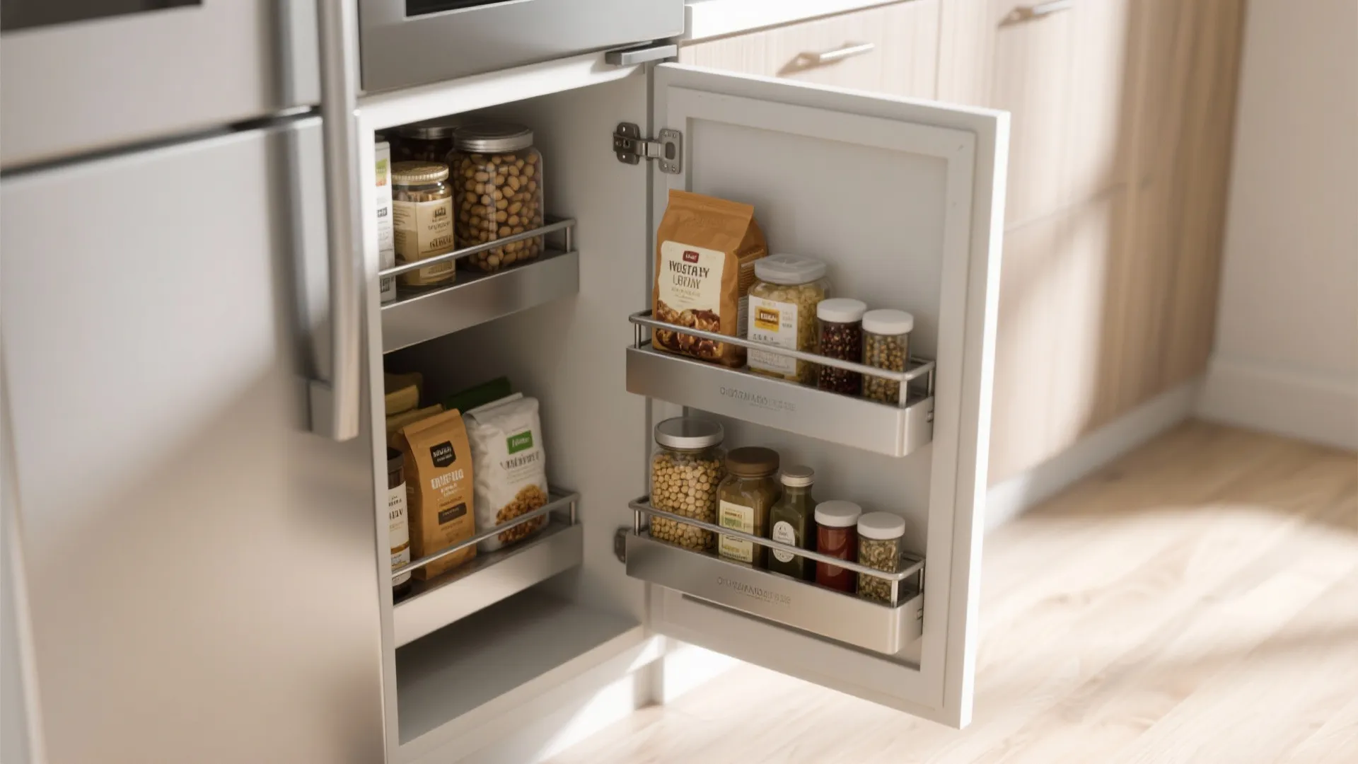 7. Sliding pantry