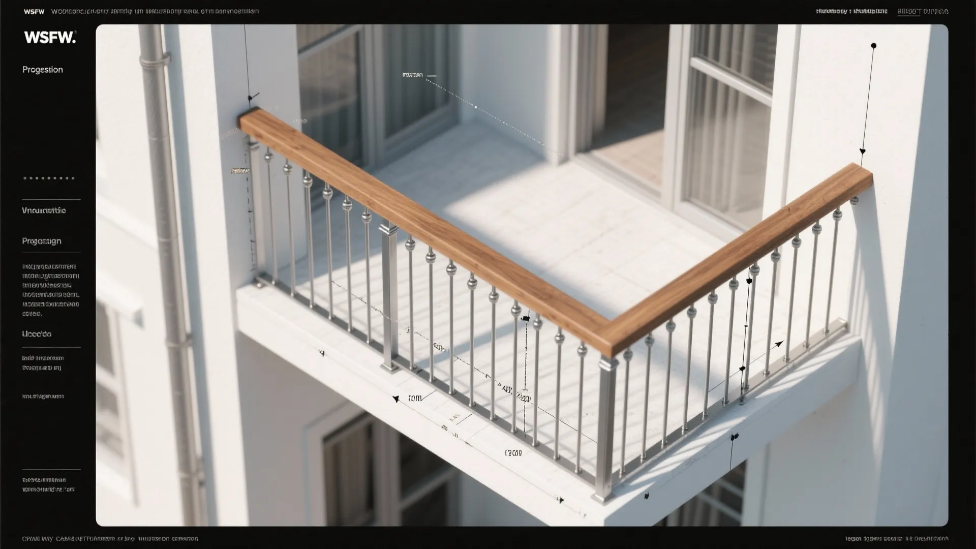 Minimal Metal Railings with Slim Profiles