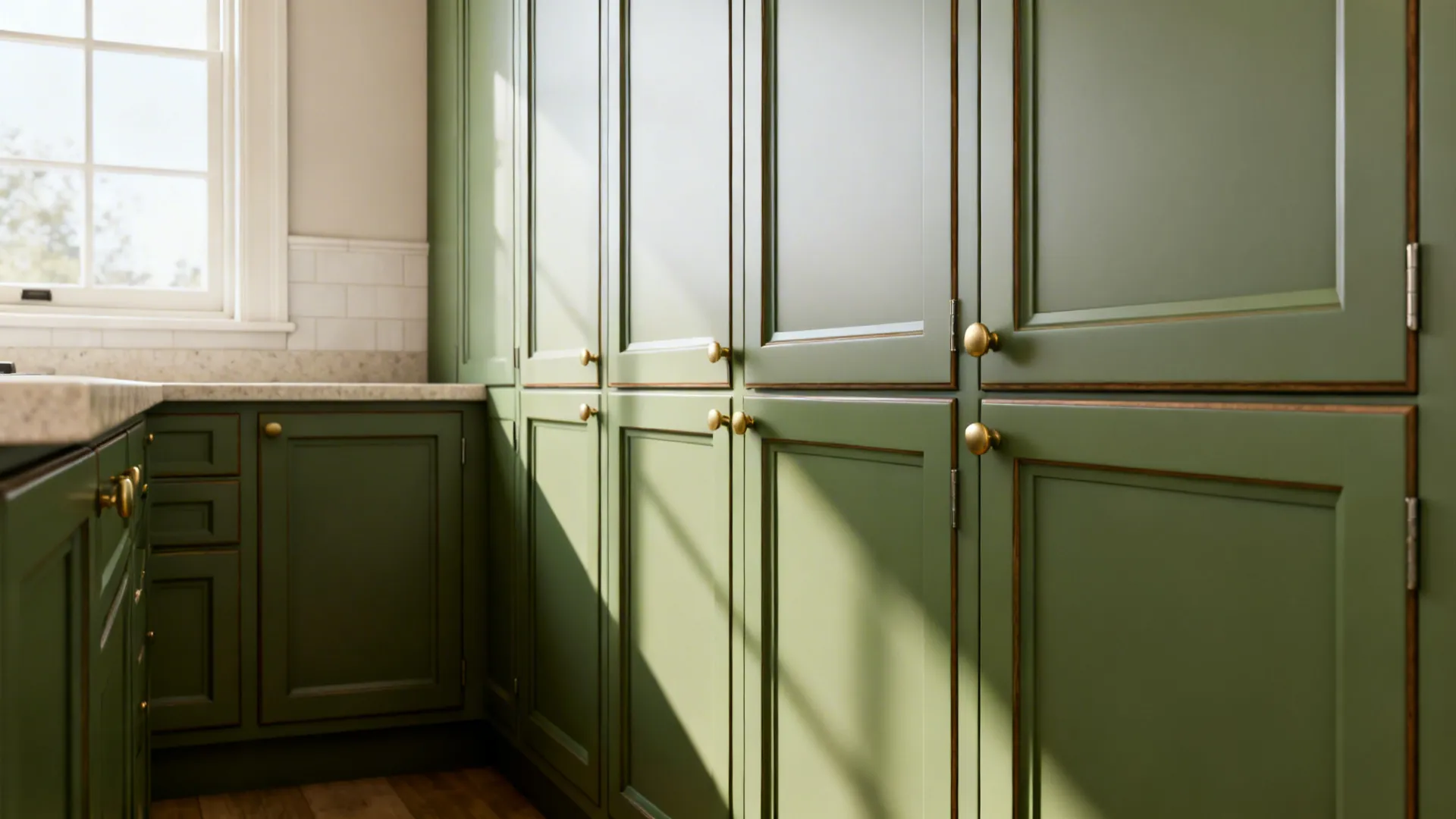 Shaker with a Twist: Slim Rails and Satin Colors