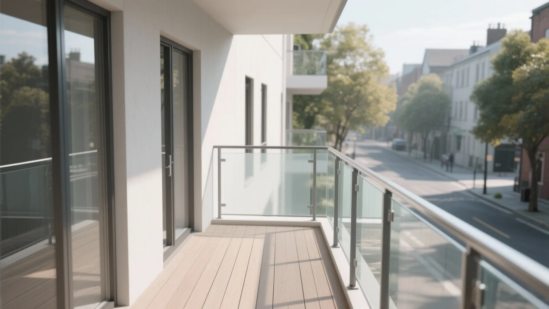 1) Slimline Railings & Glass Balustrades