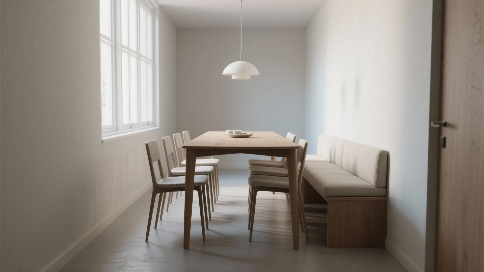 1. Embrace a slim rectangular table