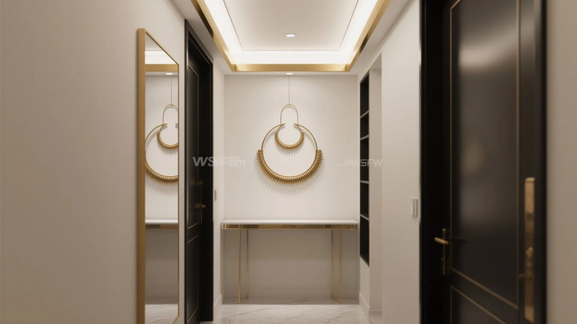 5) Statement in Small Halls: Slim, Stacked, or Linear