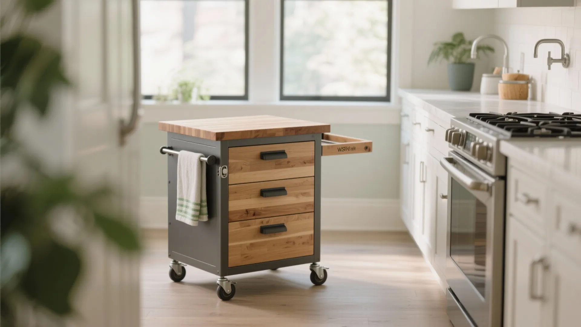 Slim Islands and Rolling Carts: Storage in Motion