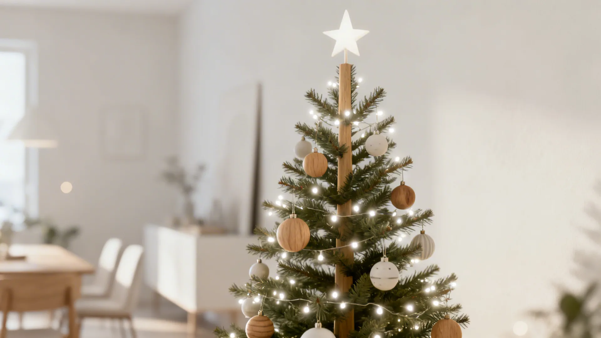 3. Slim Scandinavian Tree