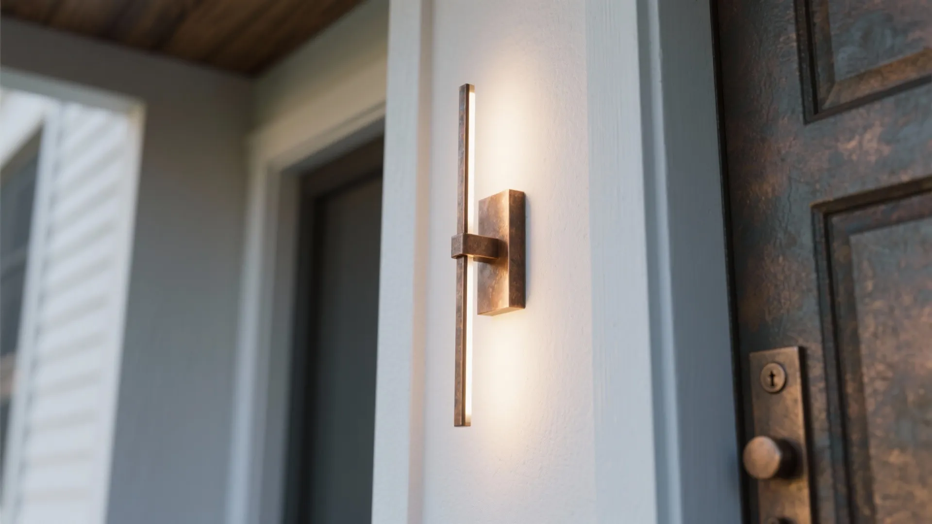 1. Slim Sconce for Narrow Entryways