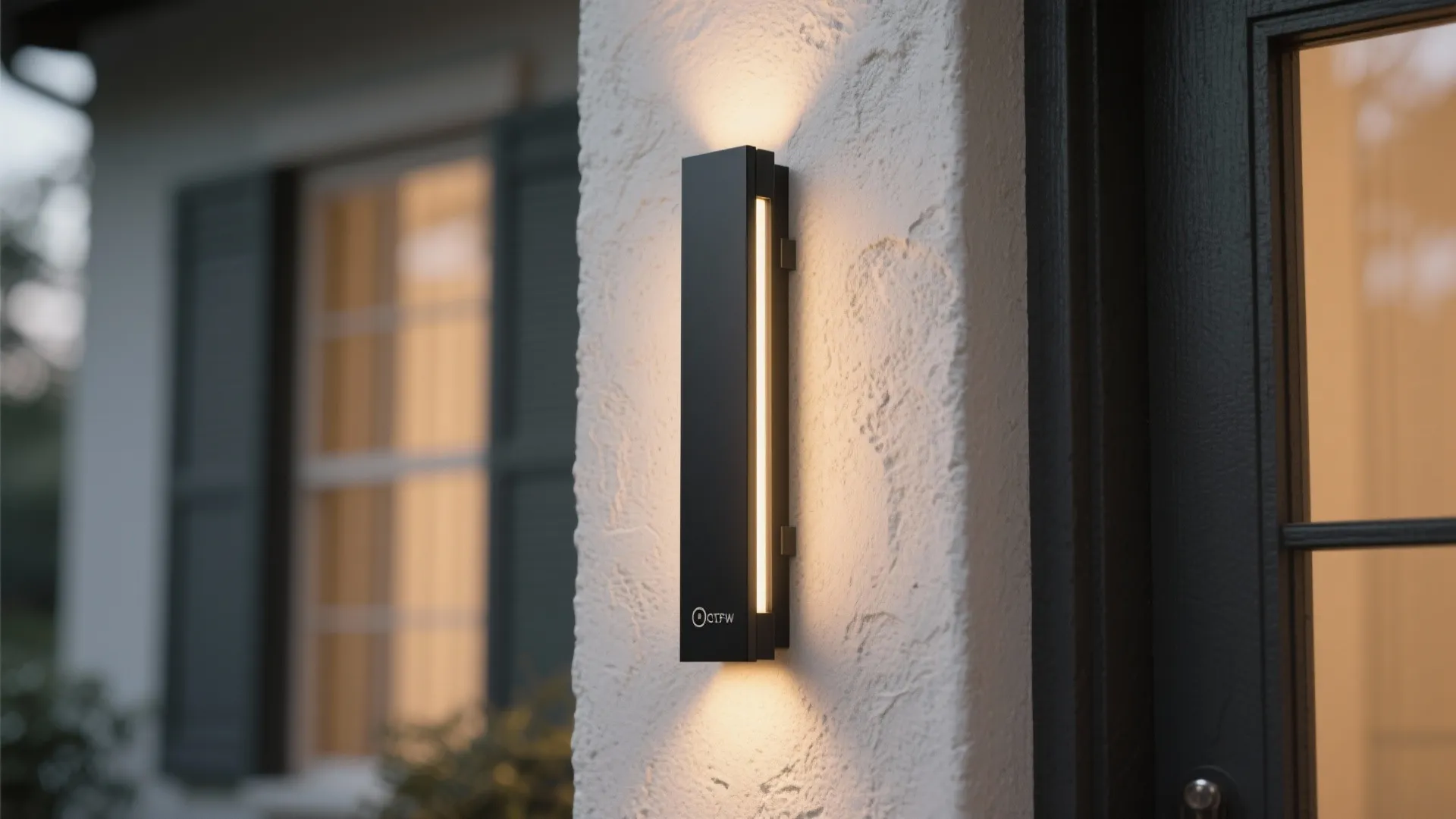 1. Slim linear sconces for vertical emphasis