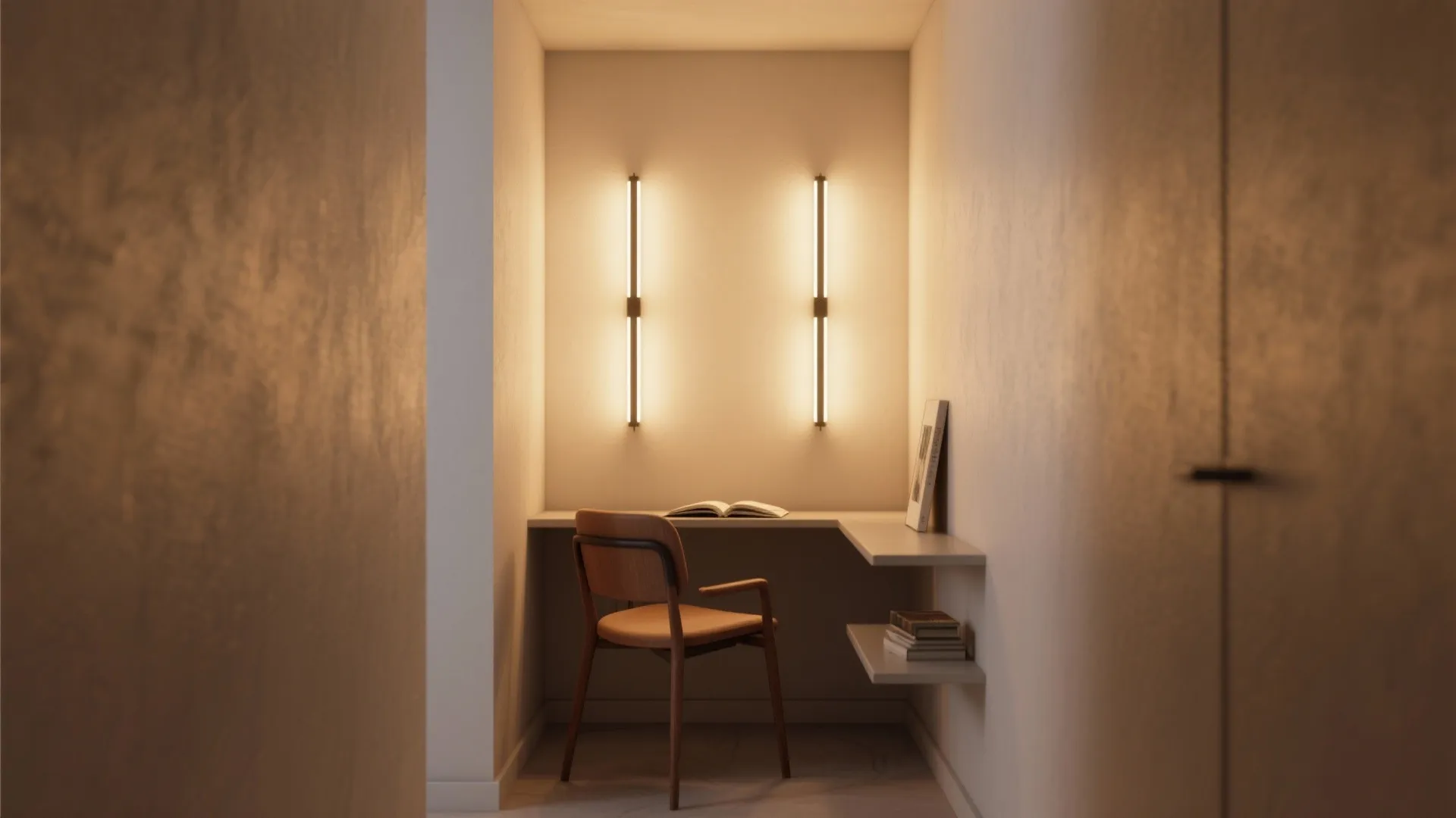 2. Slim Sconces with Dimmable LEDs