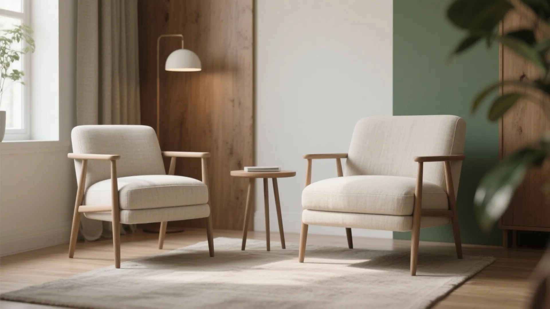 4. Pick slim-profile seating and light fabrics