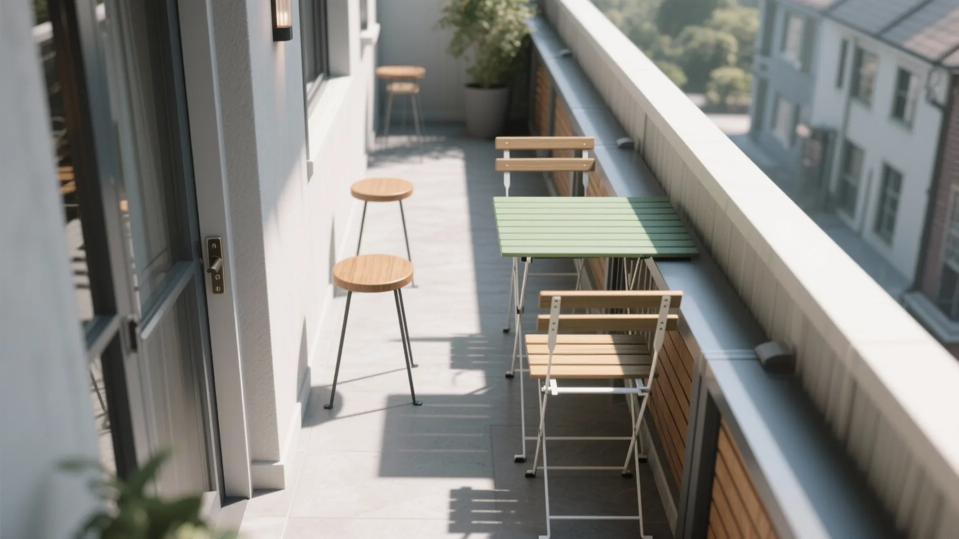 Slimline furniture and fold-away seating