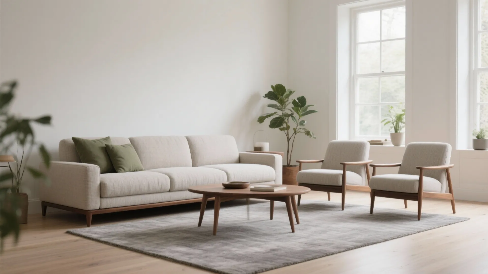 Slimline Sectional + Armless Pairings