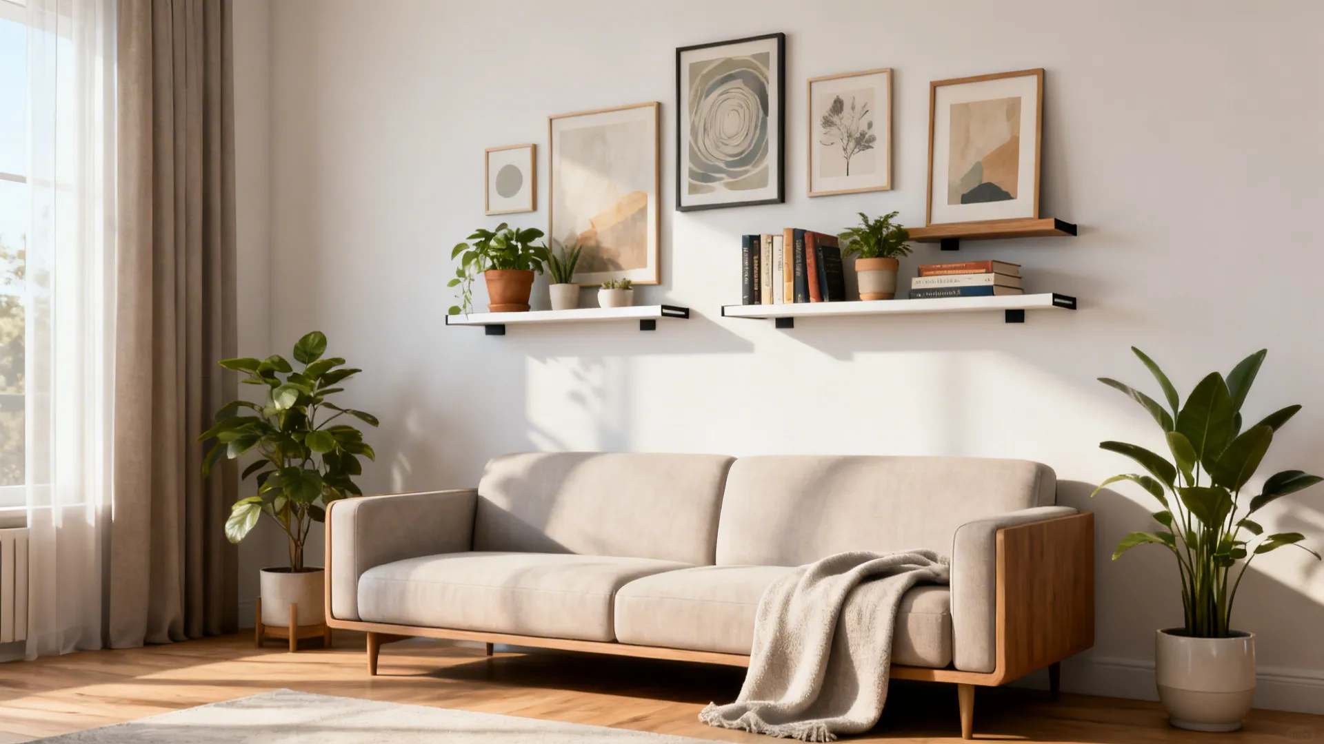 2. Slim Shelves for Rotating Displays