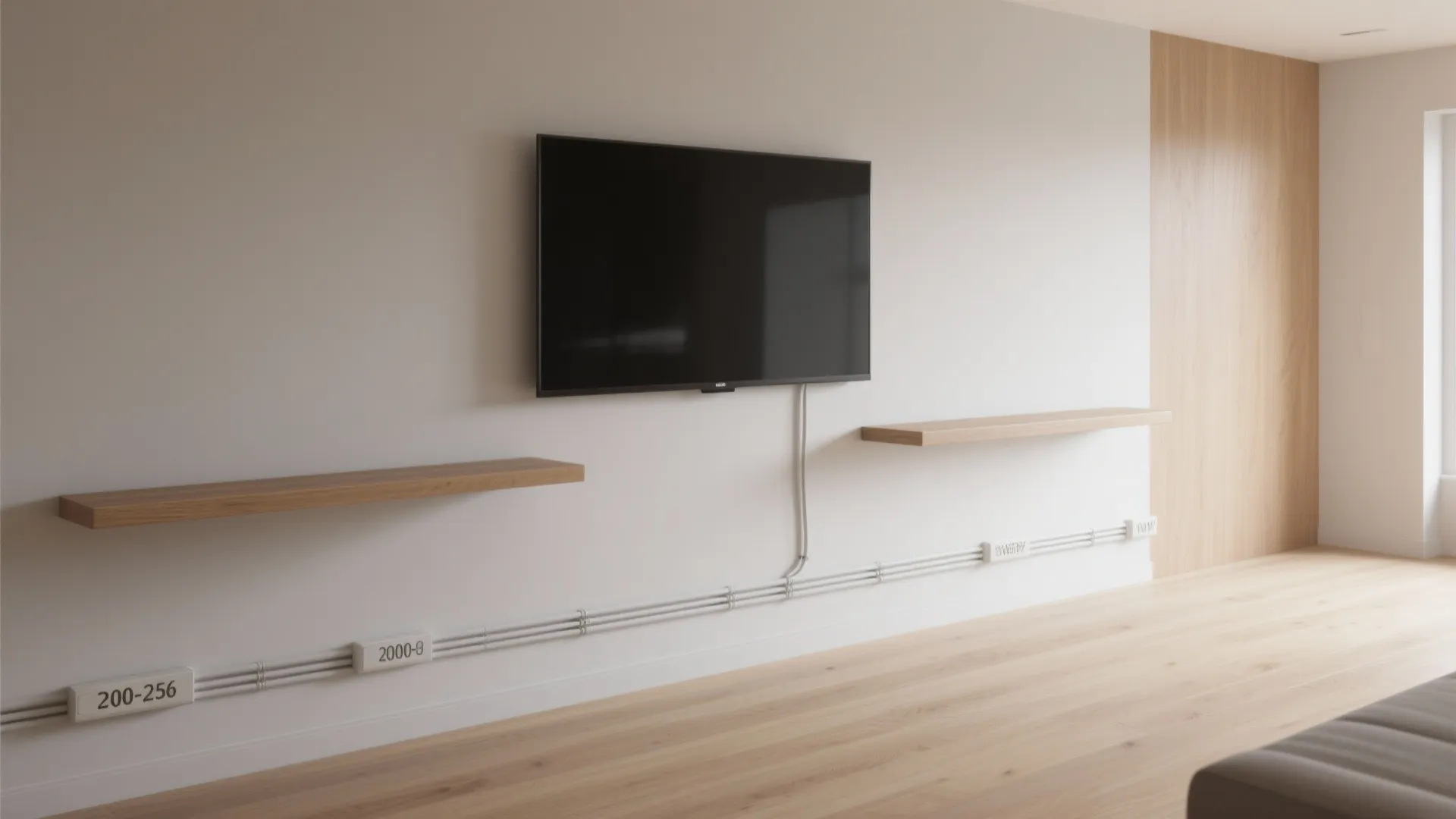 Slimline Shelves + Cable Raceway = Rental-Friendly