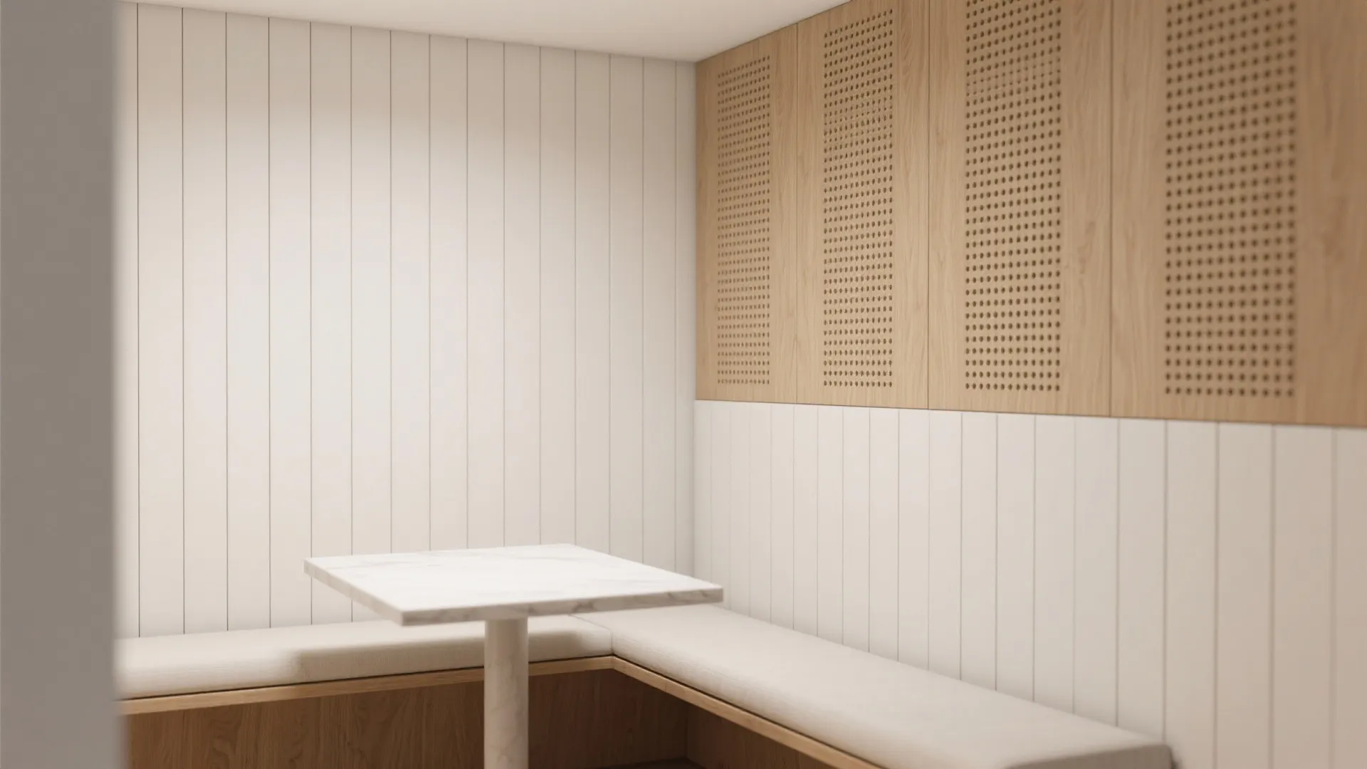 4. Textured Panels or Slim Shiplap