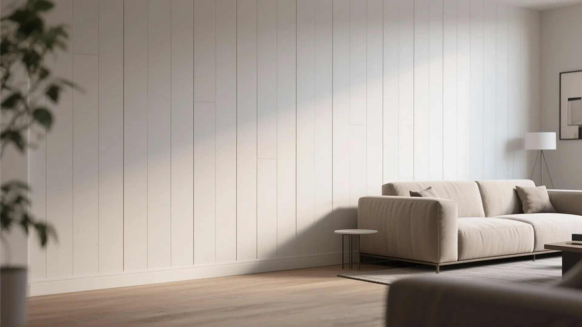 5. Slim Shiplap Boards for a Modern, Subtle Texture