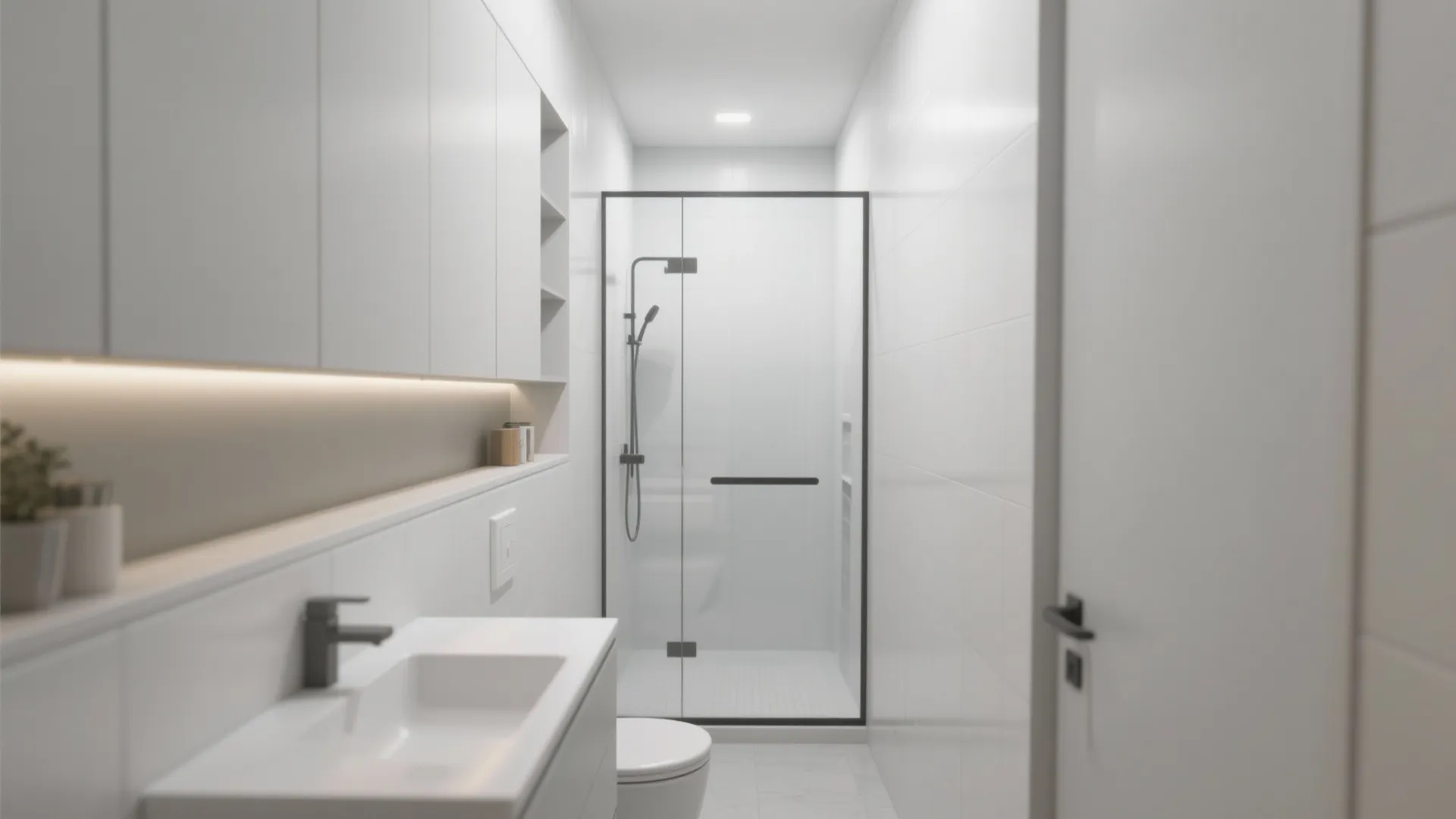 Idea 2: Slimline Shower Stall