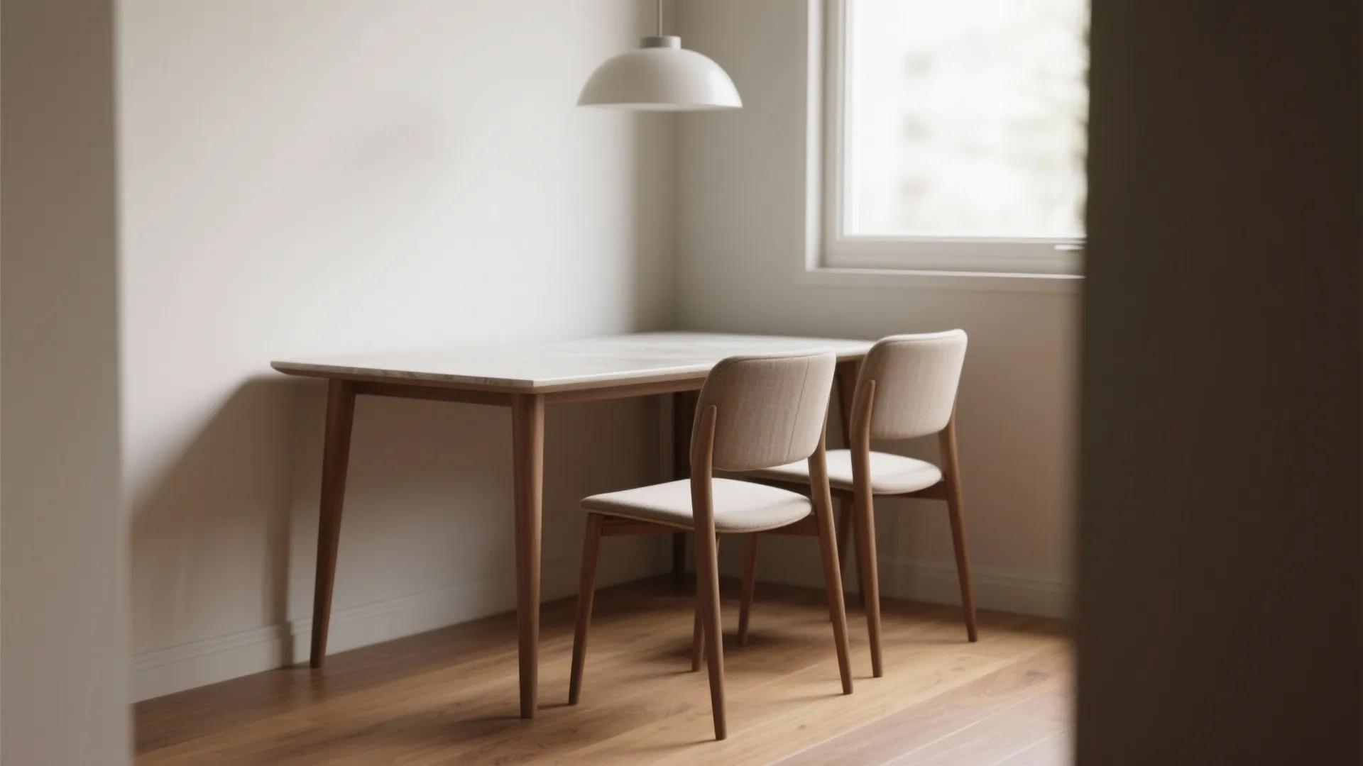 Slim-profile side chairs