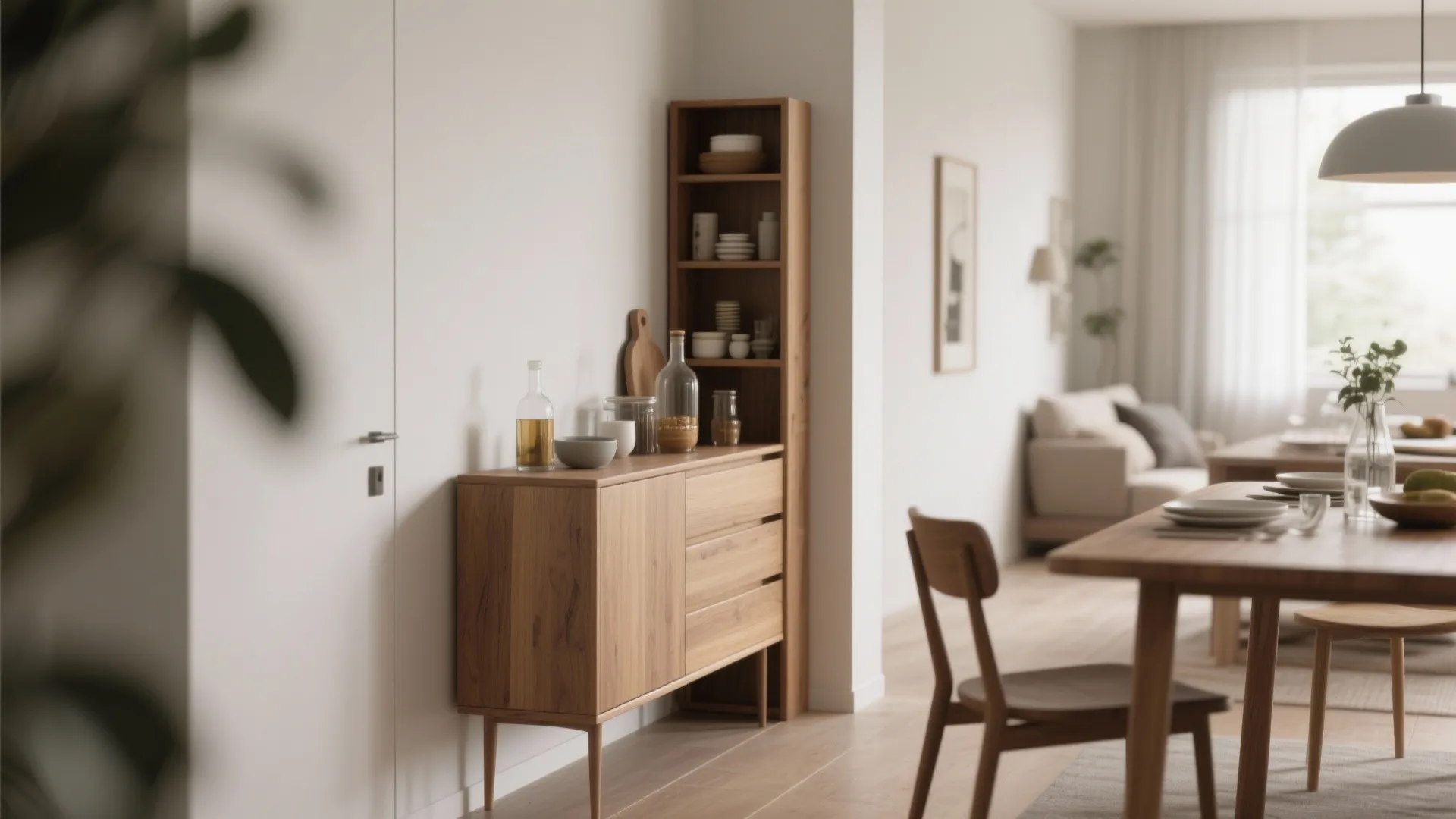 2. Slim Profile Sideboard