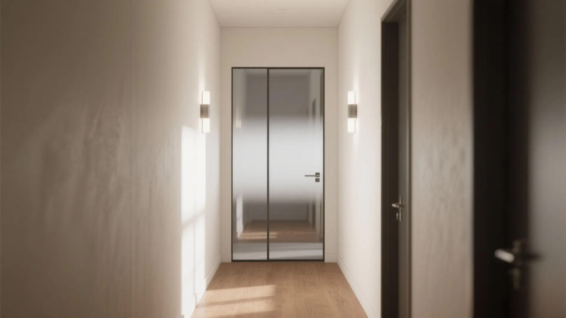 1) Slim-frame glass with sidelights: brightness without bulk