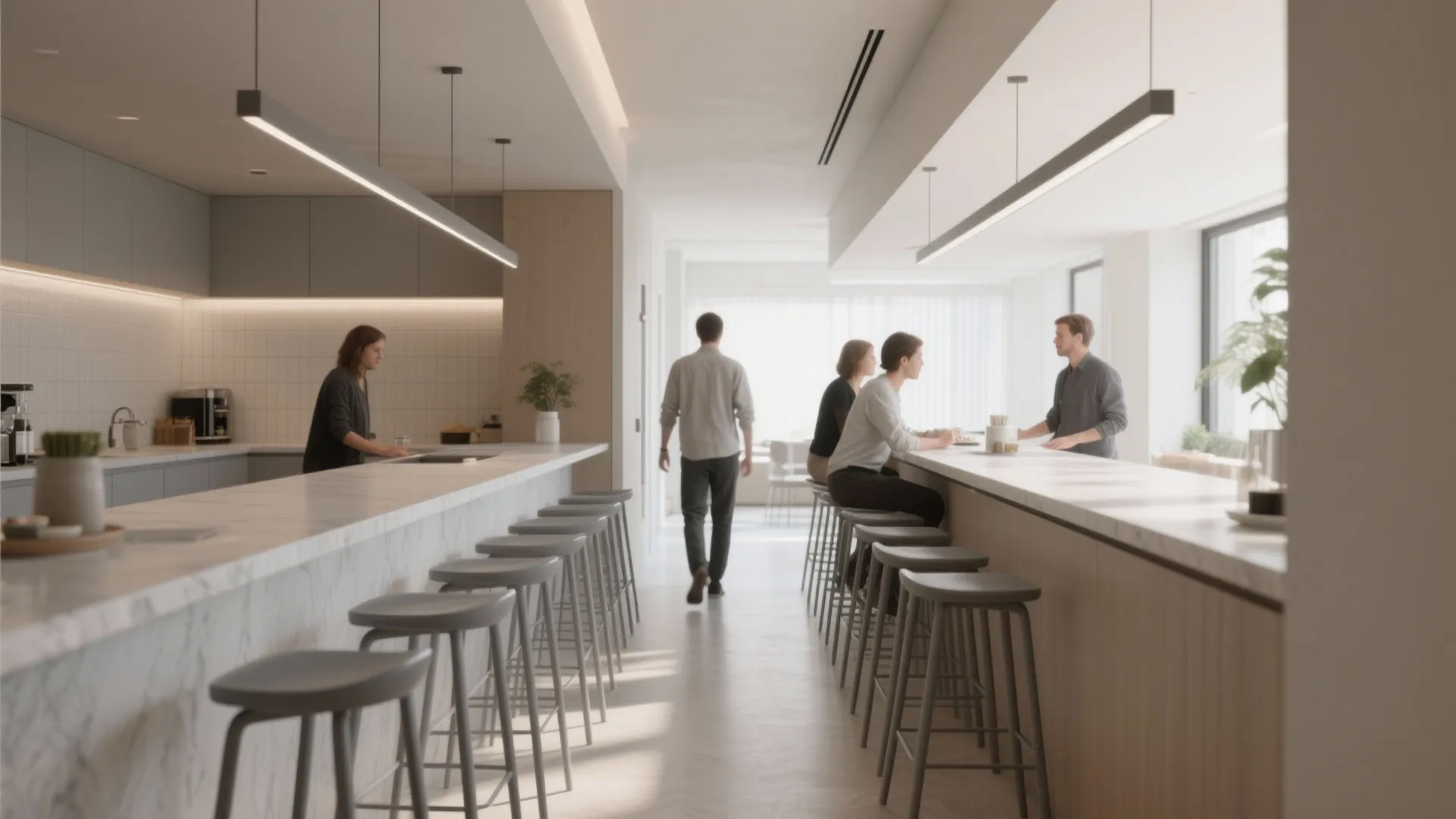 2. Slim silhouettes to save circulation