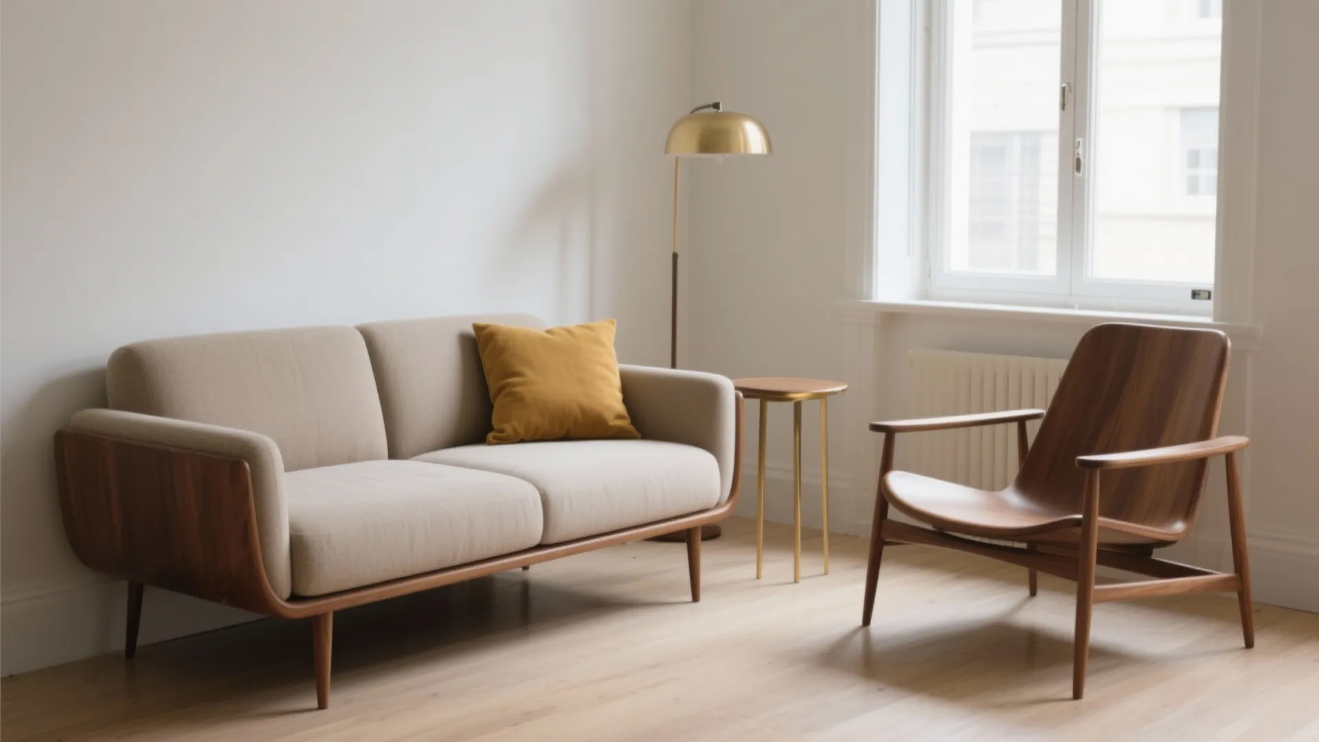 1. Honor the lines: choose streamlined furniture