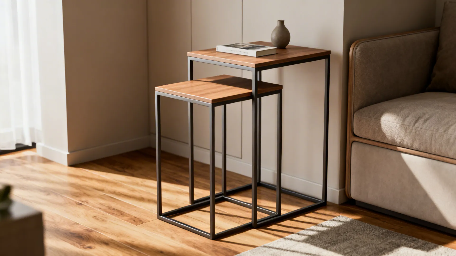1. Slim Stacking Tables