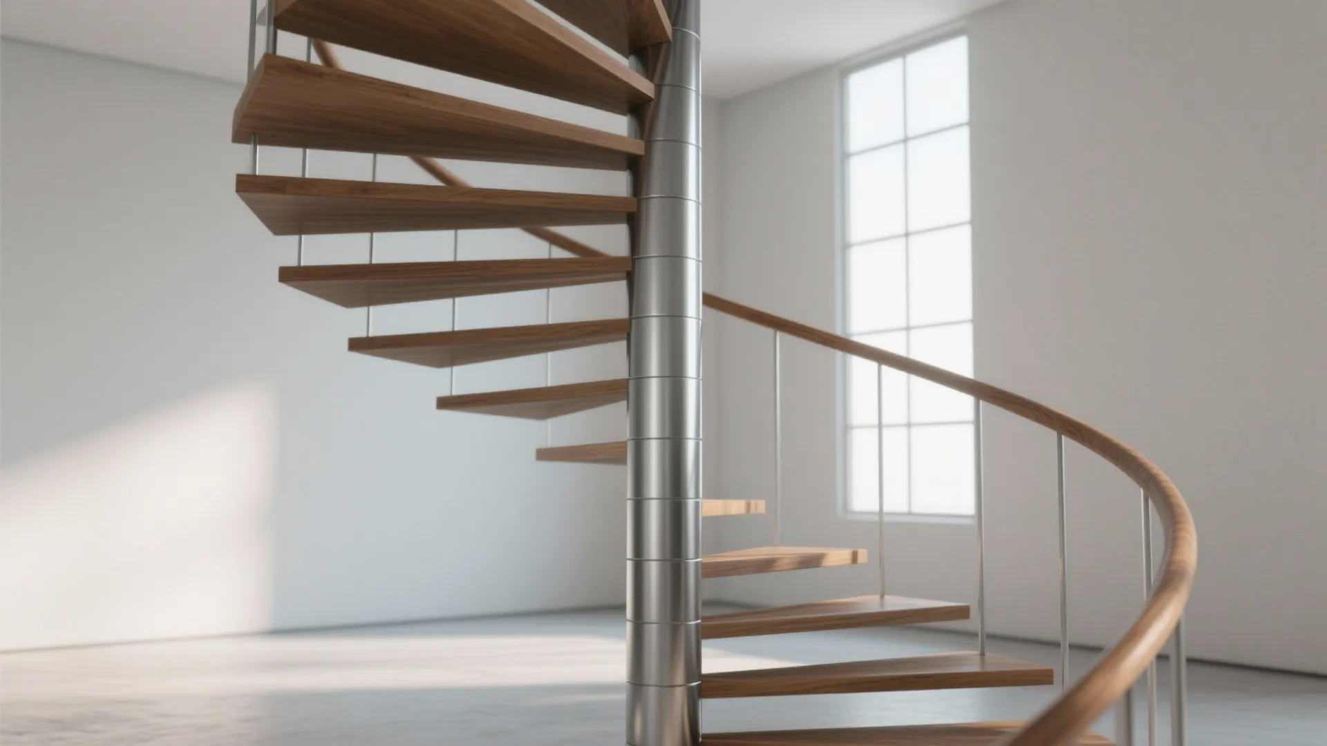 1. Slim steel helix: minimalist and sturdy