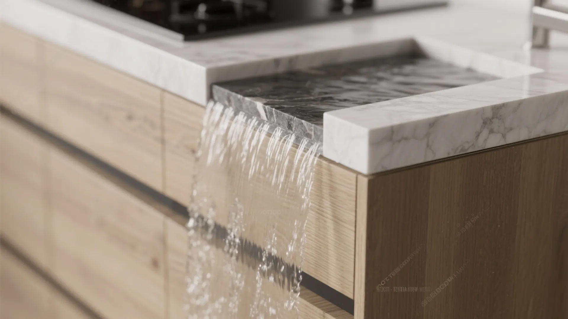 5. Slim stone edges and layered visuals