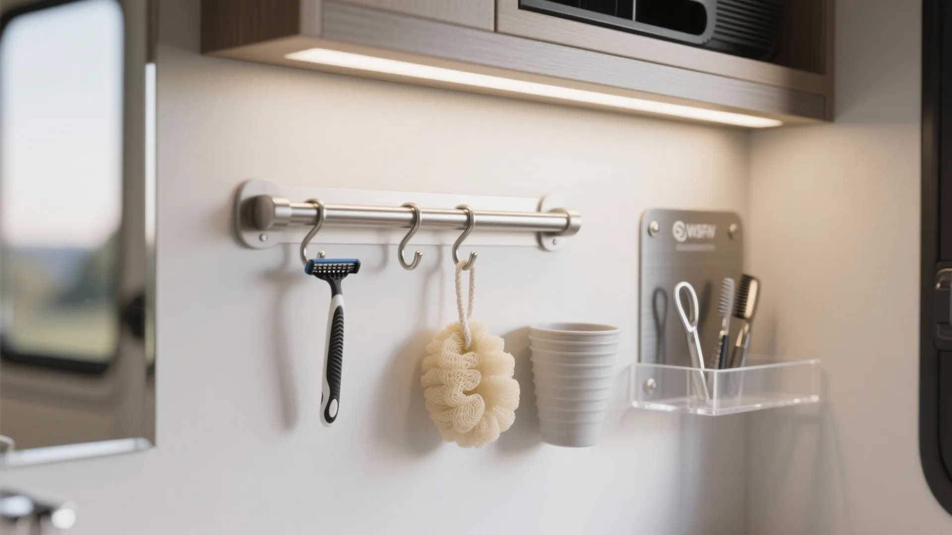 Slim storage that doesn’t bruise your elbows