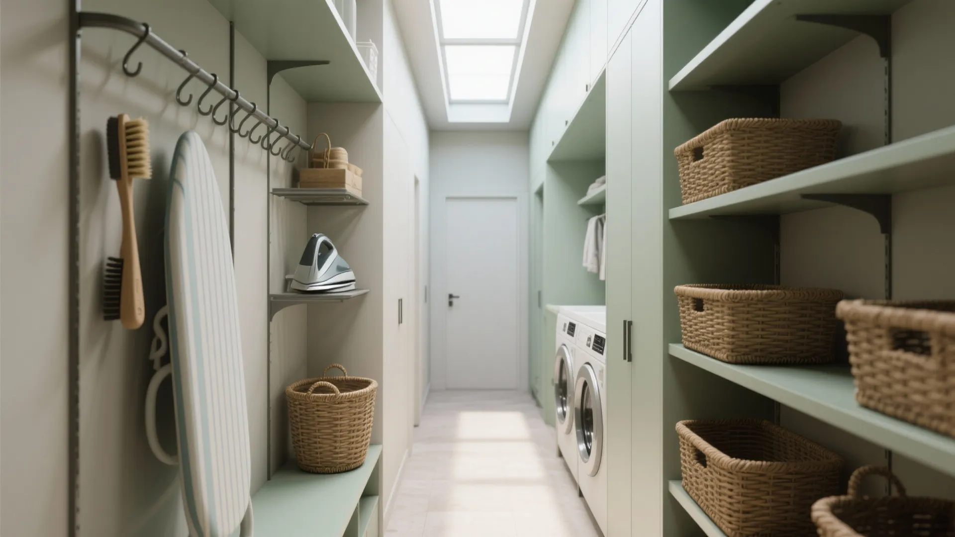 3. Slim storage and clever verticals