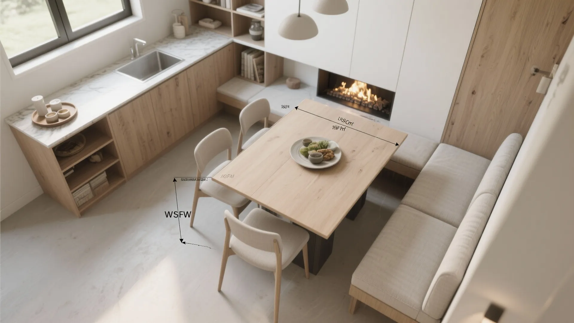 3. Use slim, multifunctional furniture and a realistic 3D preview