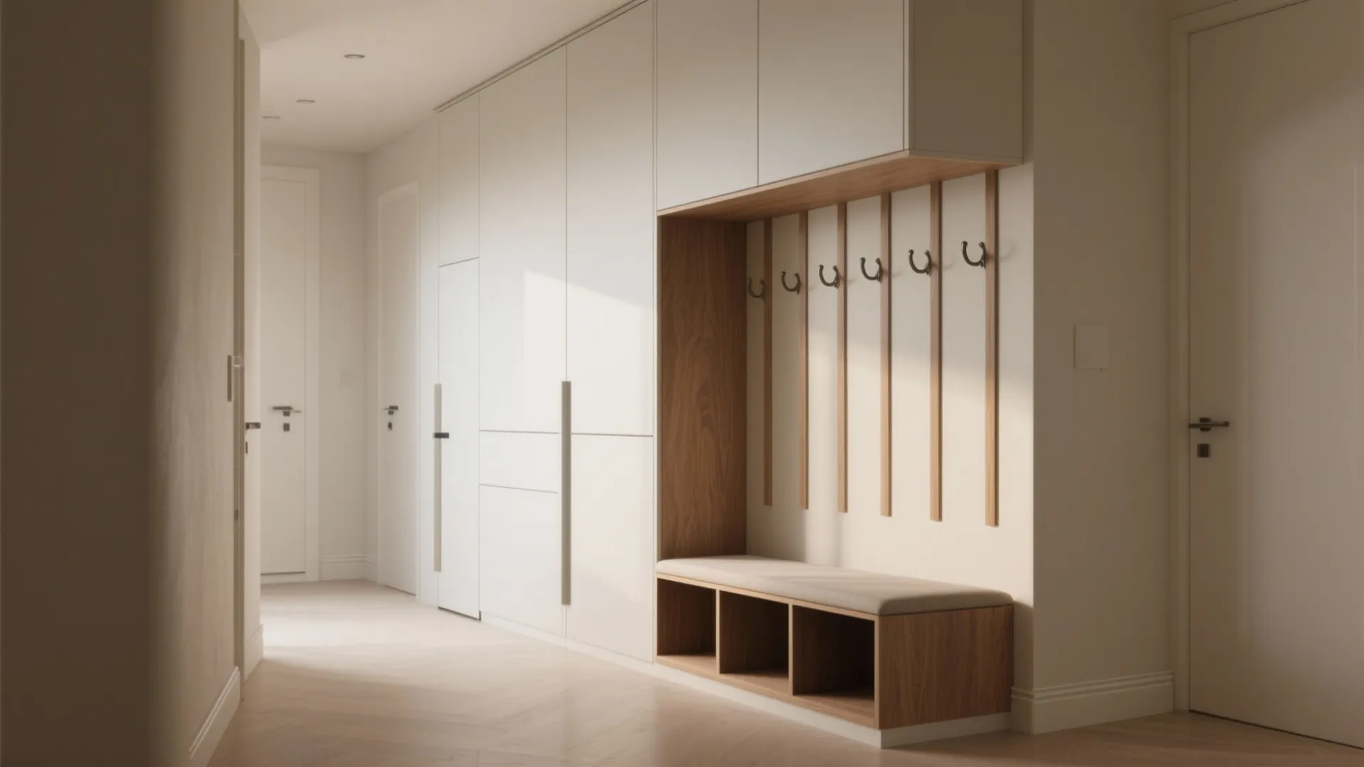 Built-In Slim Storage That Works Like Furniture