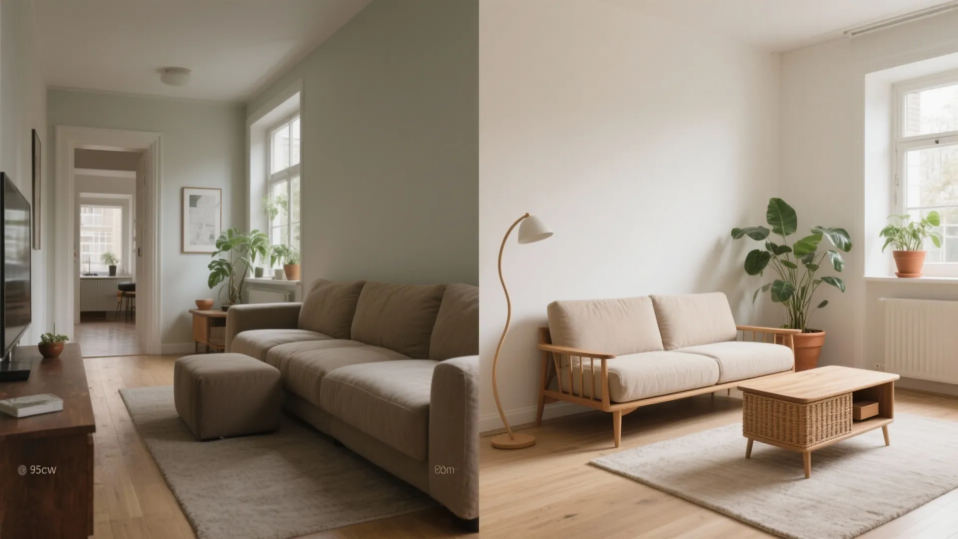 Slim Furniture + Hidden Storage to Free Floor Space