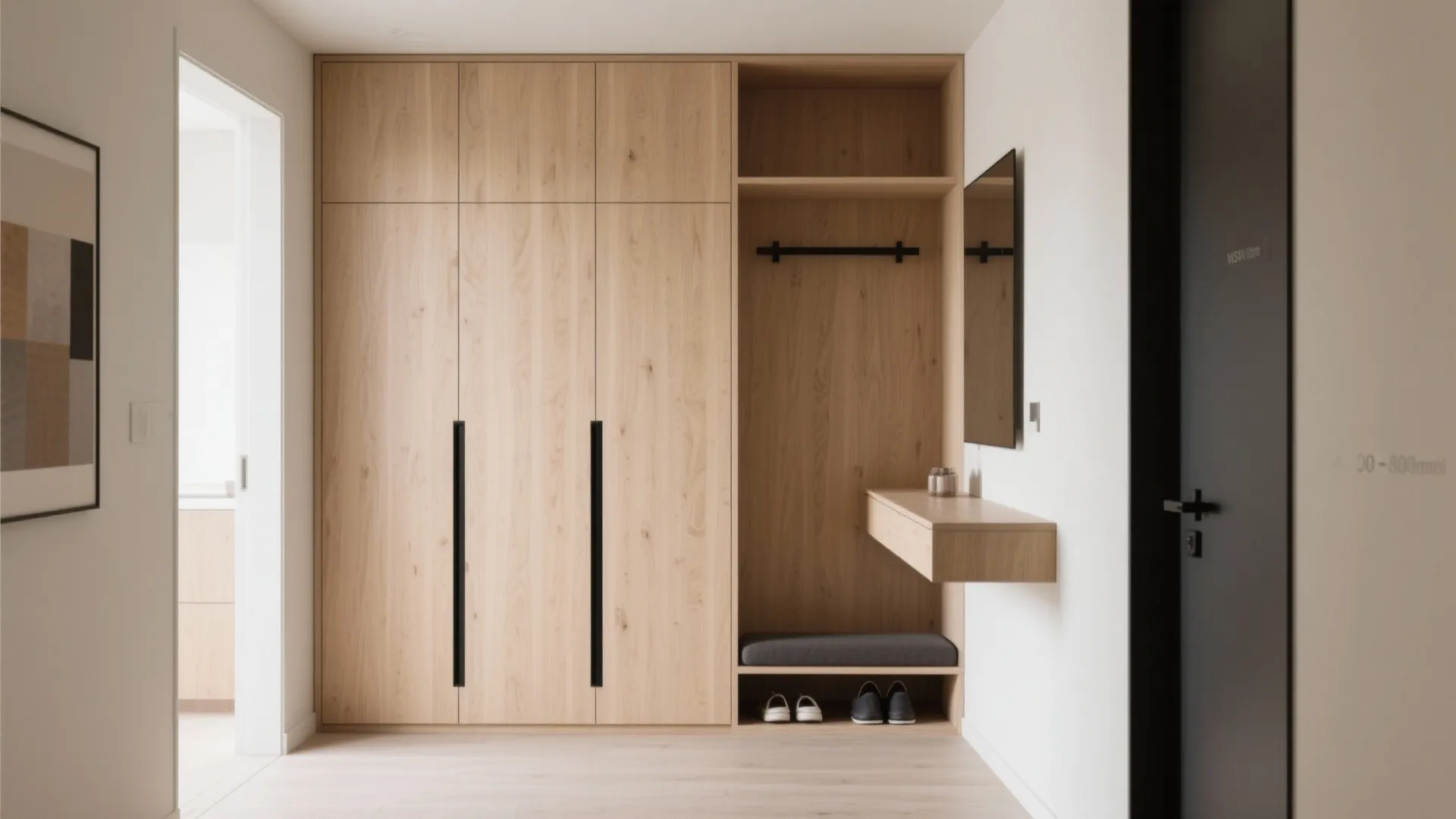 1) Slim Storage and a Floating Console