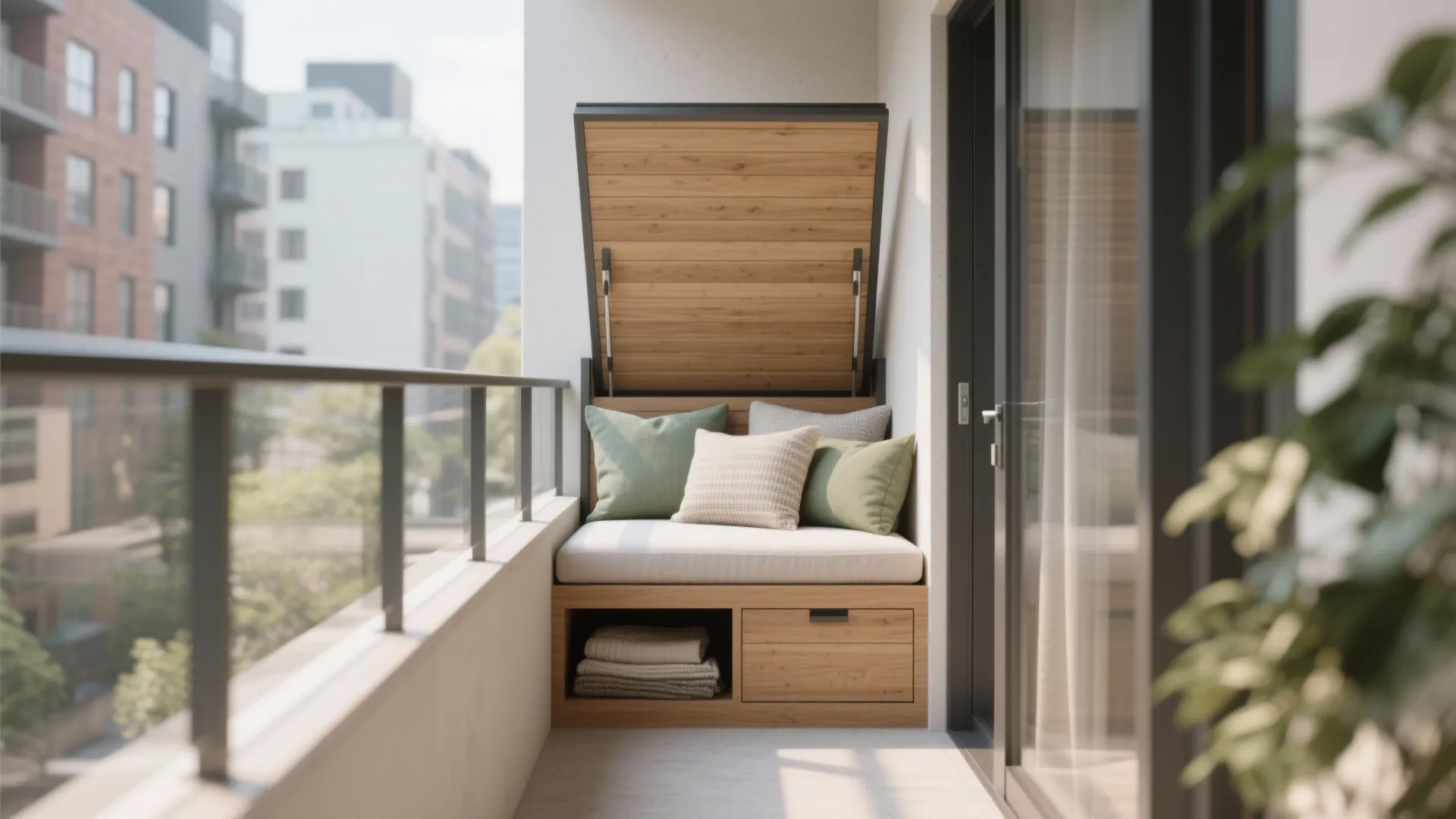 Slim Seating with Hidden Storage (Sit, Stash, Repeat)