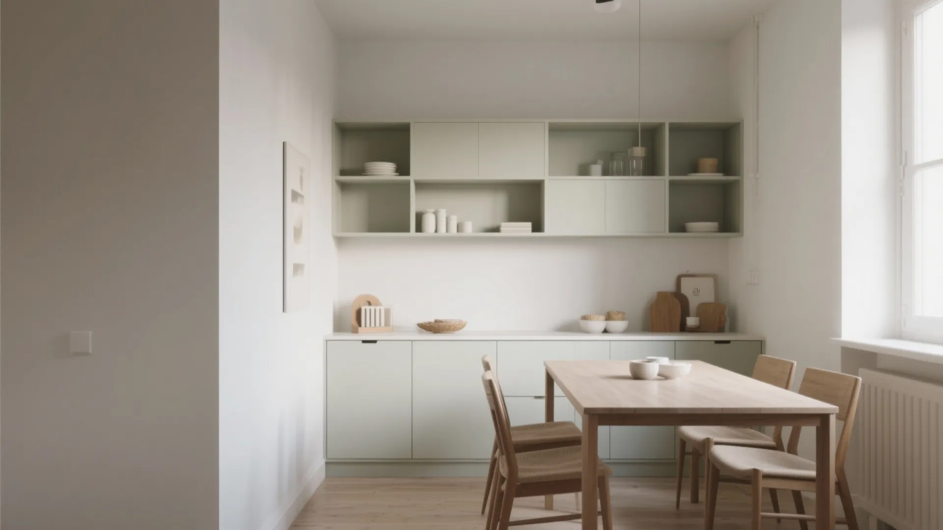 3. Slim storage that blends in