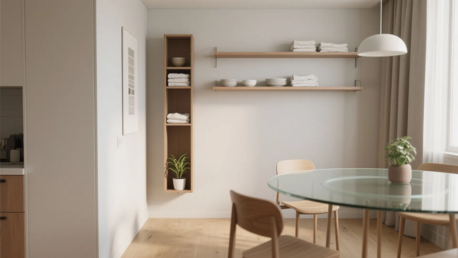 5. Keep storage slim and vertical