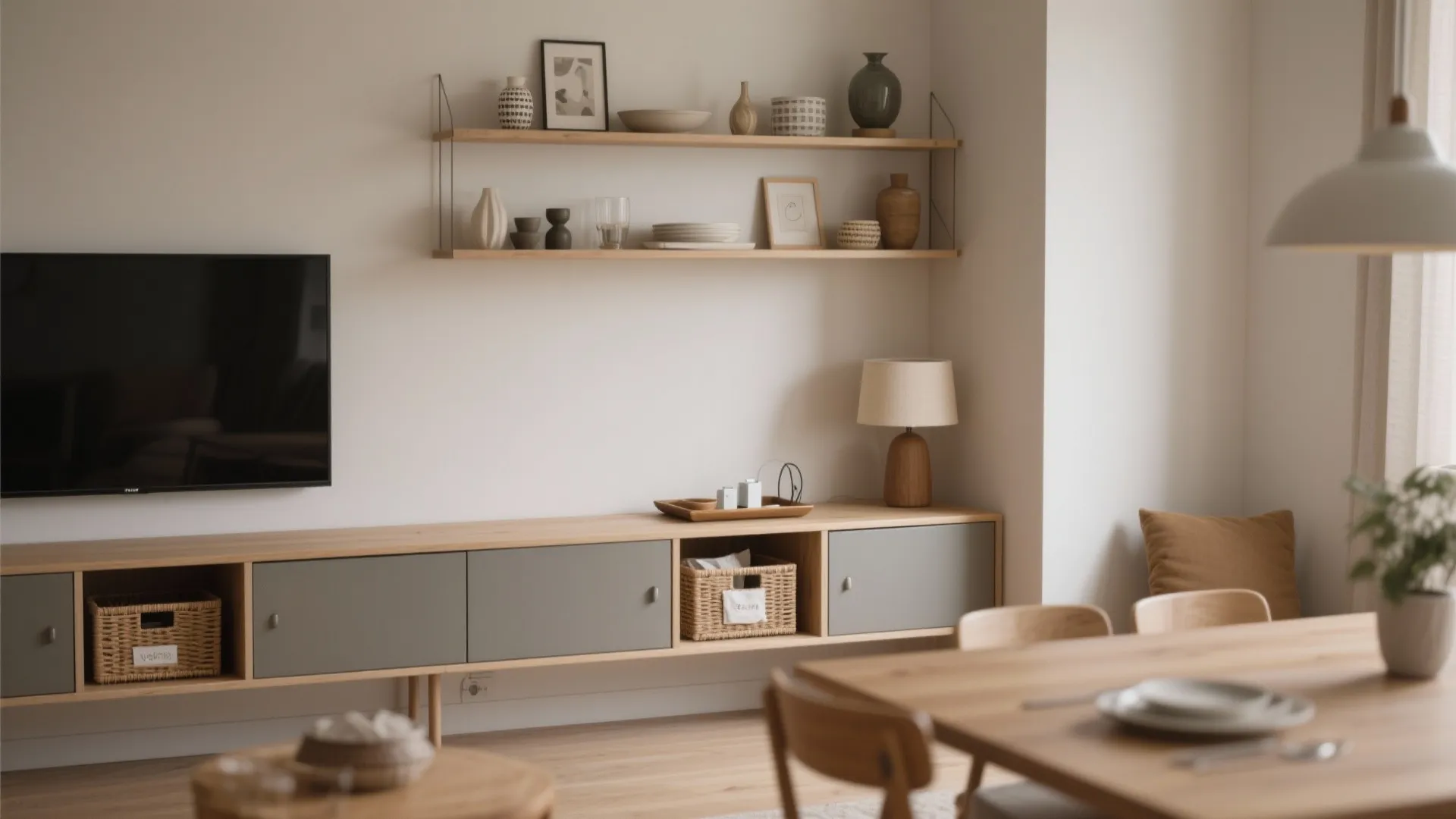 4) Slim Storage That Doubles as Display