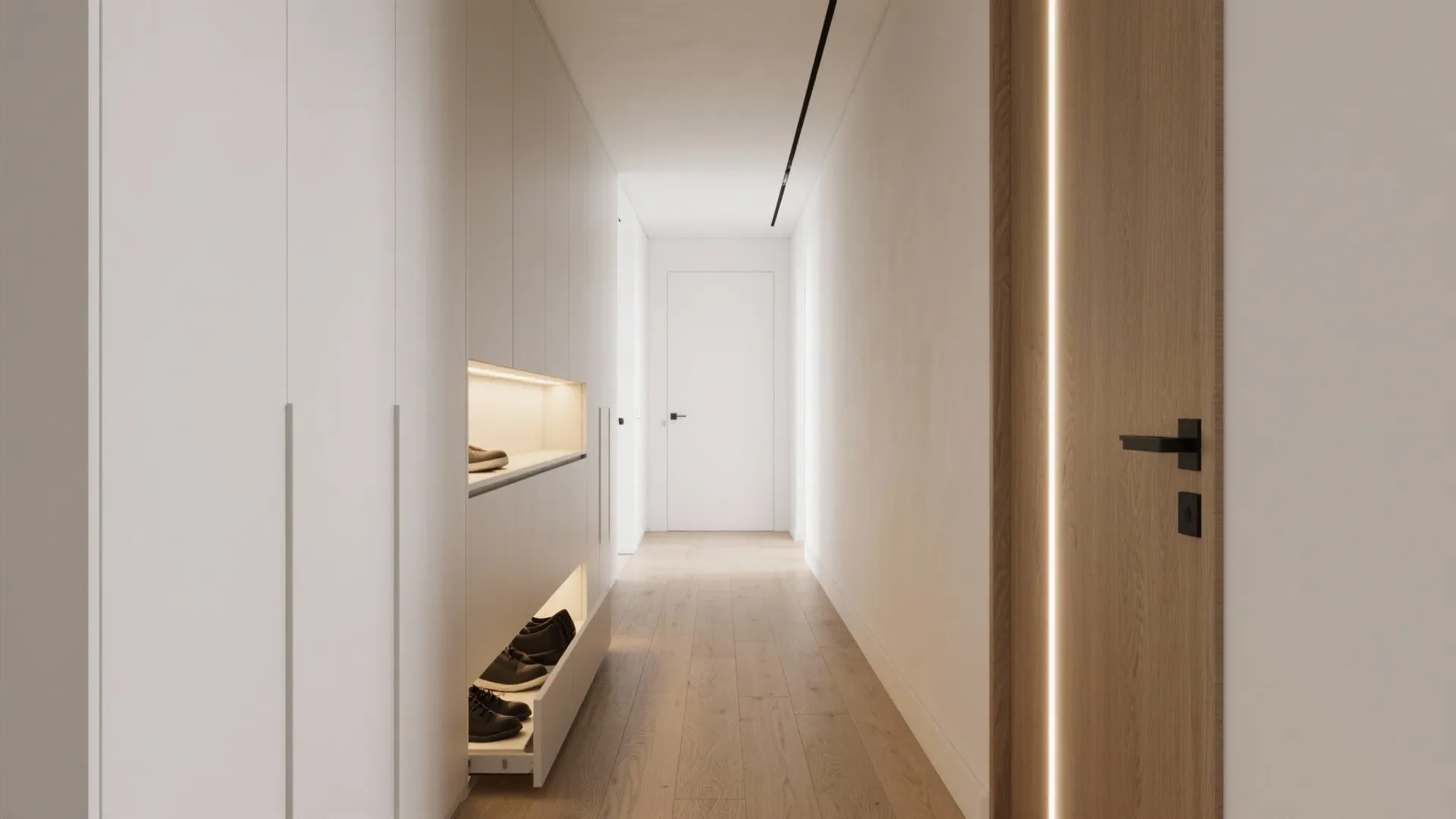 Built-In-ish Slim Storage That Hides the Mess